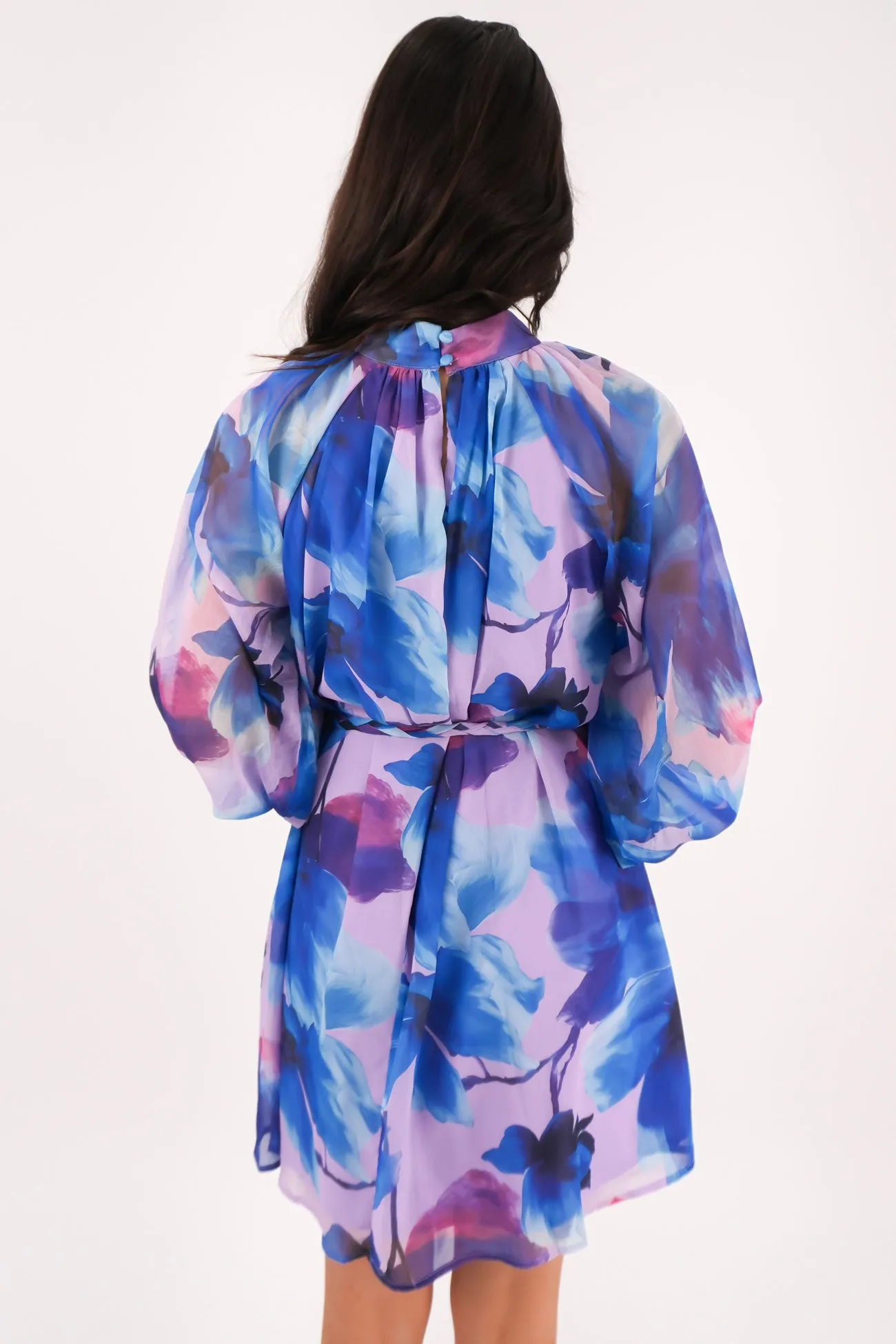 Meera Mini Dress Blue Perfect Fit