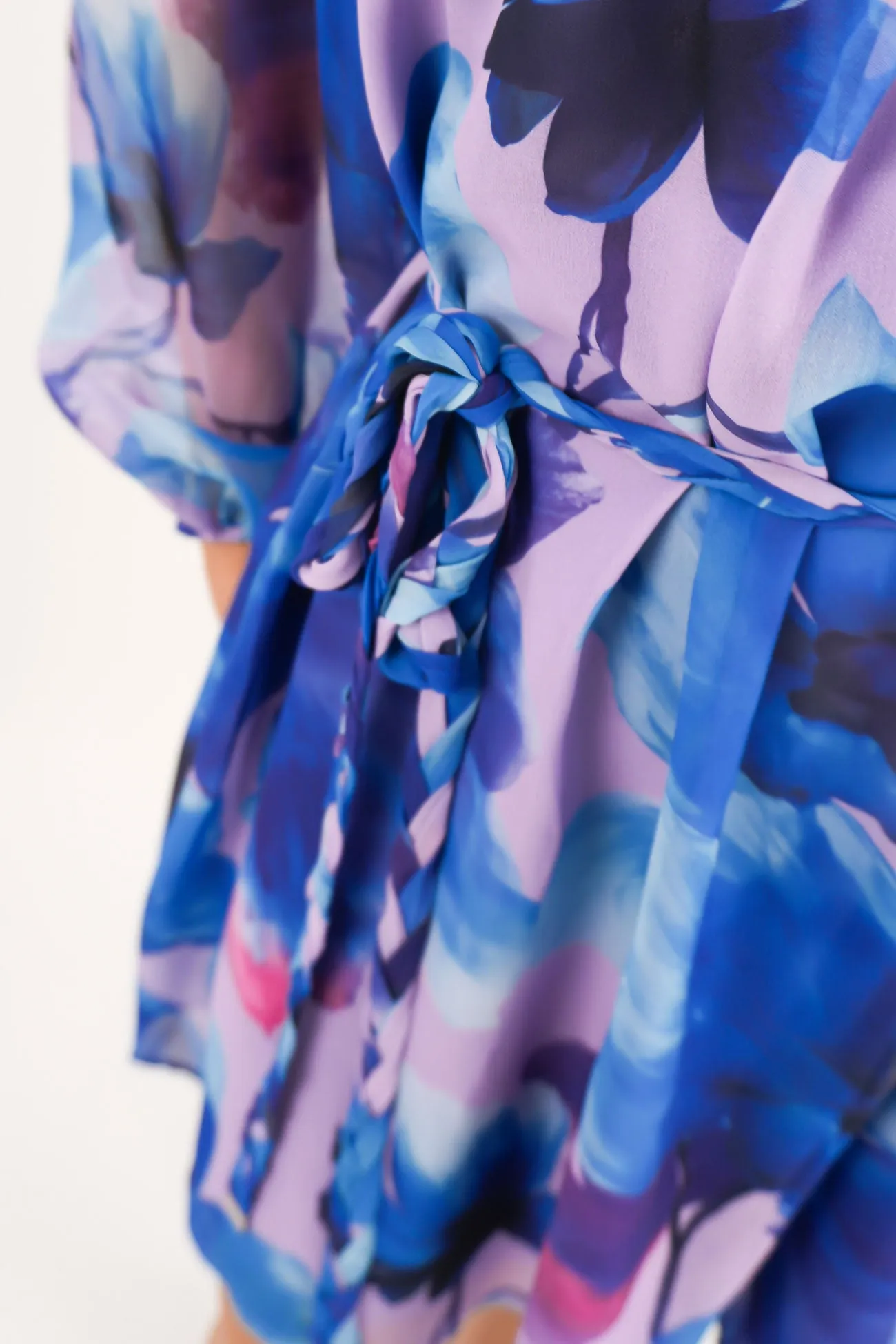 Meera Mini Dress Blue Cozy Comfort