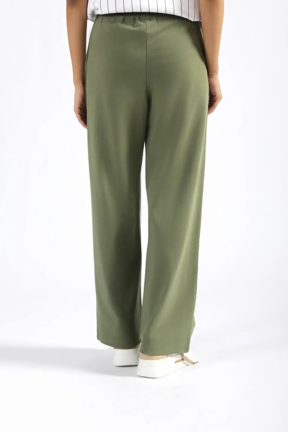 Adjustable Closure WIDE LEG TROUSERS