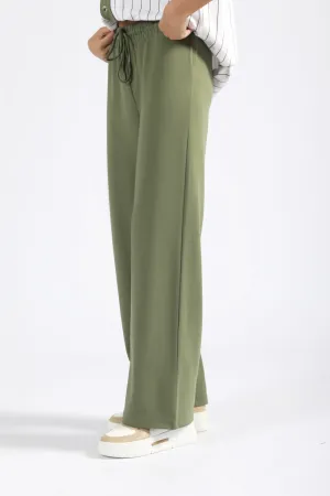 WIDE LEG TROUSERS Flexible Durability Office Friendly
