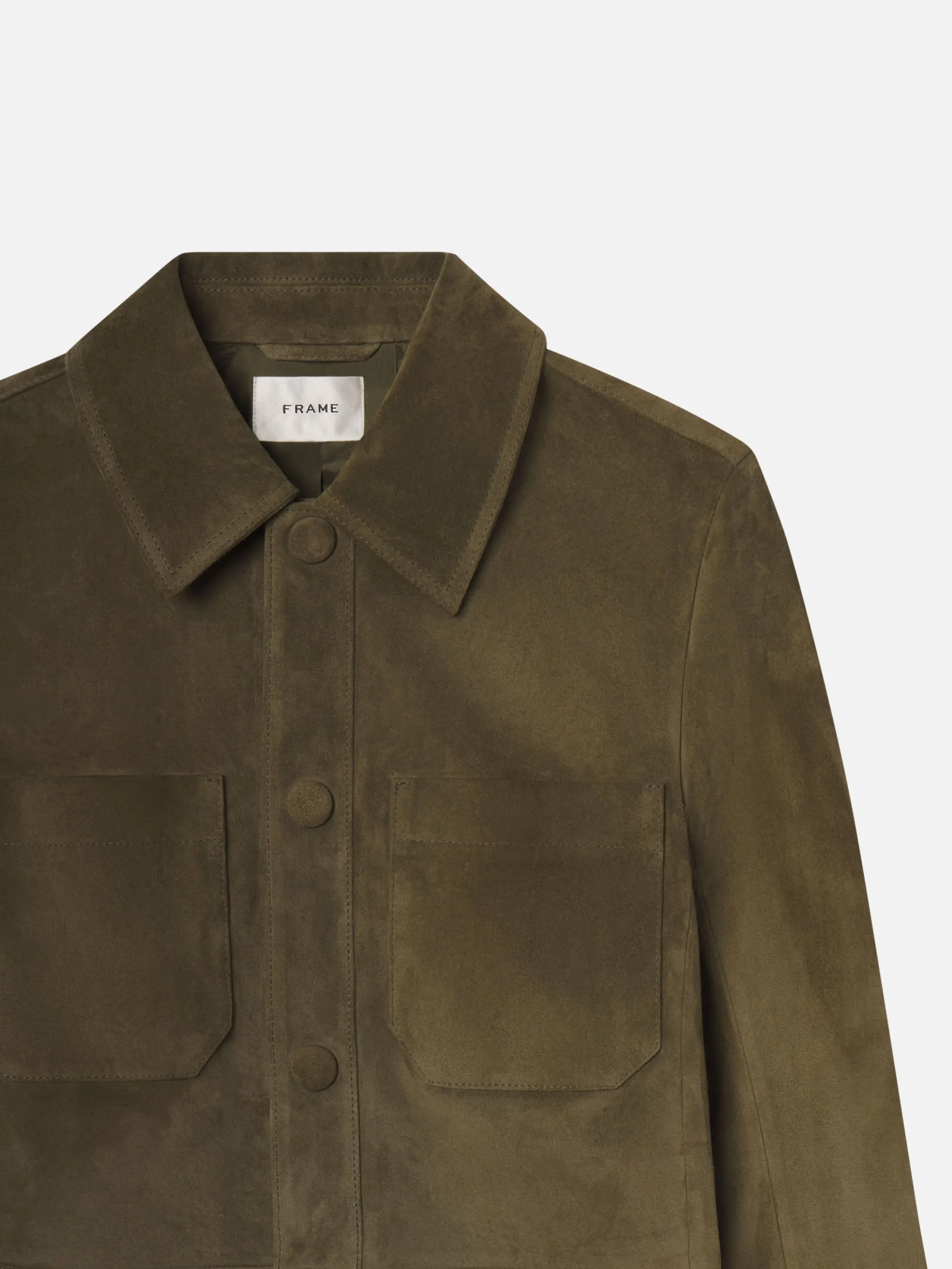 The Small Suede Jacket -- Cypress Microfiber Shell HiddenPockets