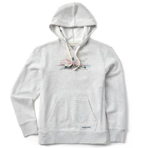 product social responsibility product birthday allure Women's Lighthouse Vista Simply True Fleece Hoodie
