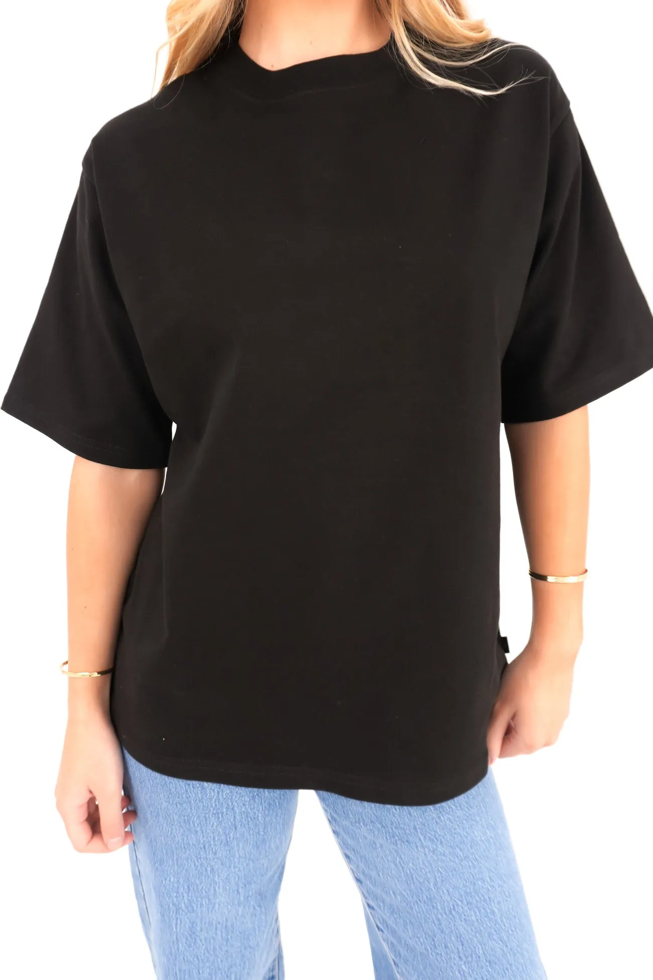 Casual Essentials Wear Core Oversized Tee Black