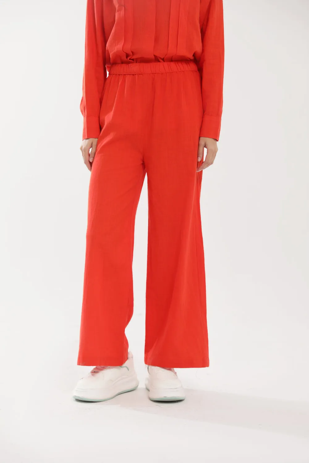 WIDE LEG TROUSERS WaterRepellent