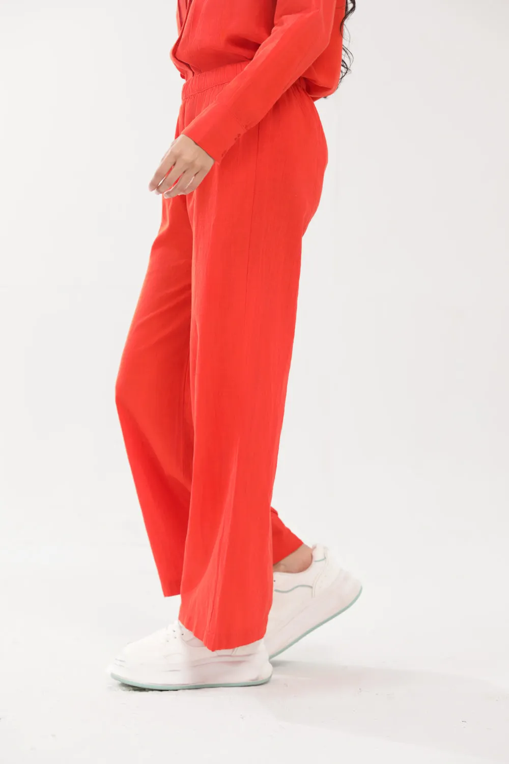WIDE LEG TROUSERS Smart Fit luxe feel
