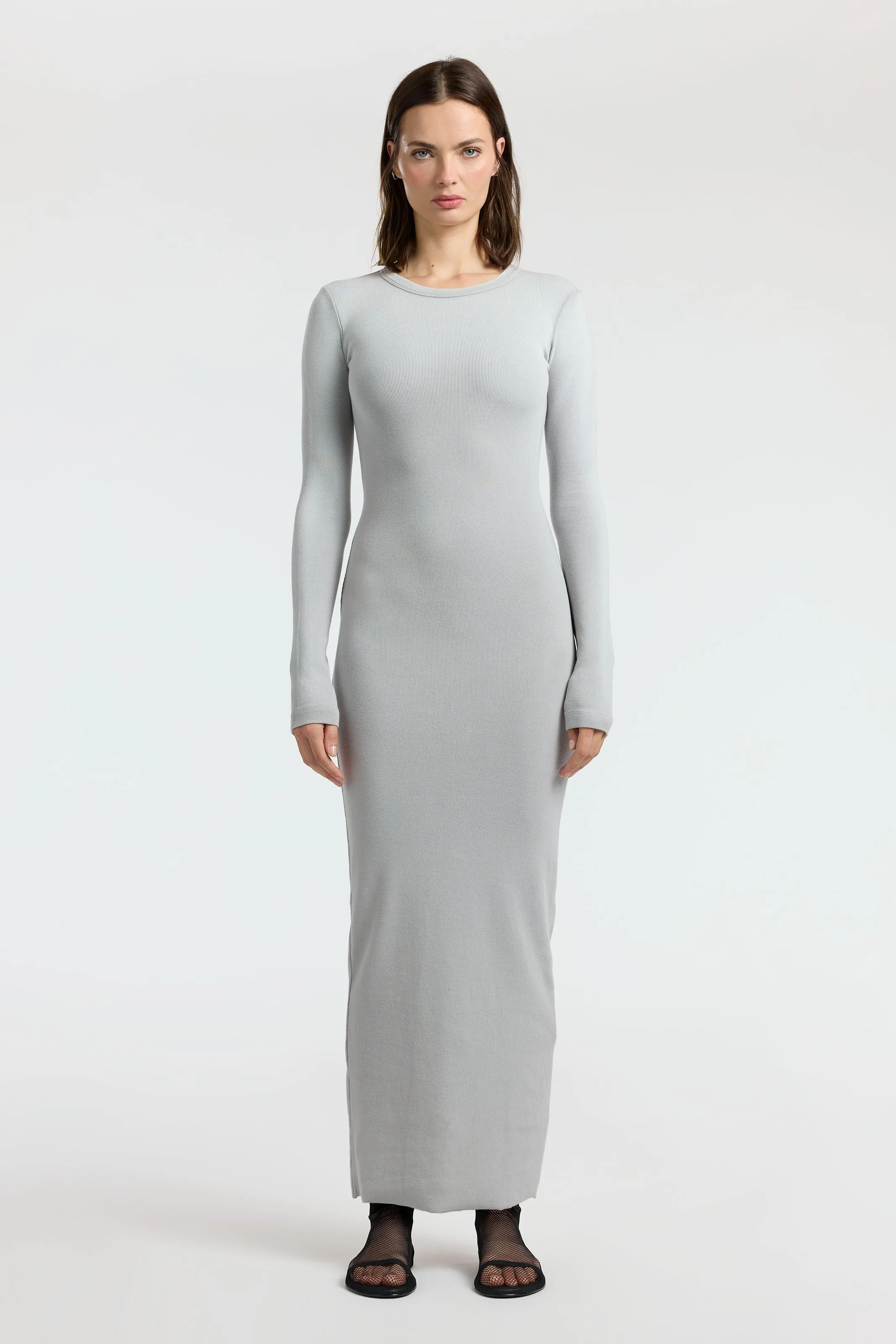 Smooth Finish Verona Crewneck Maxi Dress