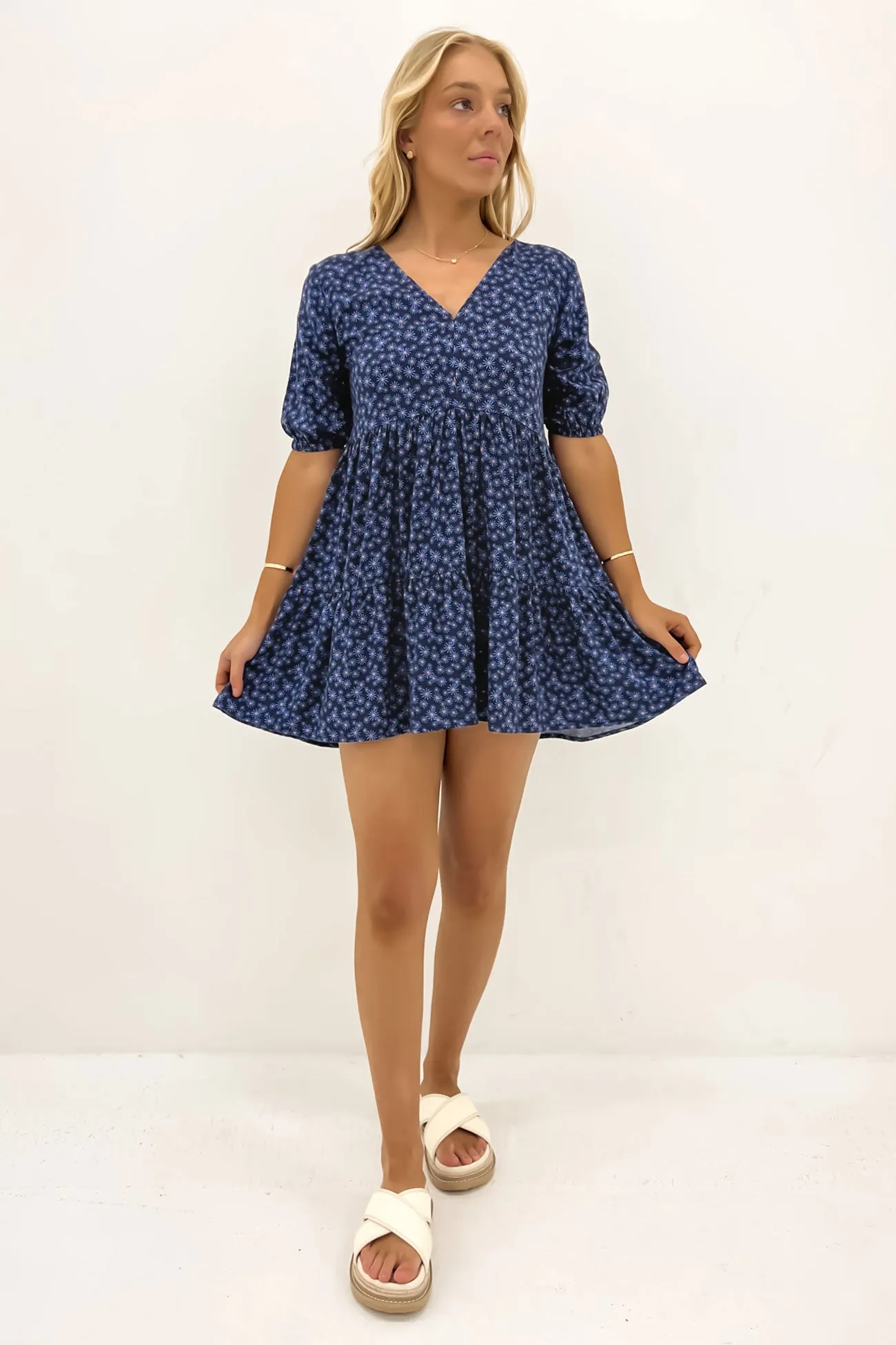 Light Weave Soft-Lining Cosmo Vienna Dress Outer Space