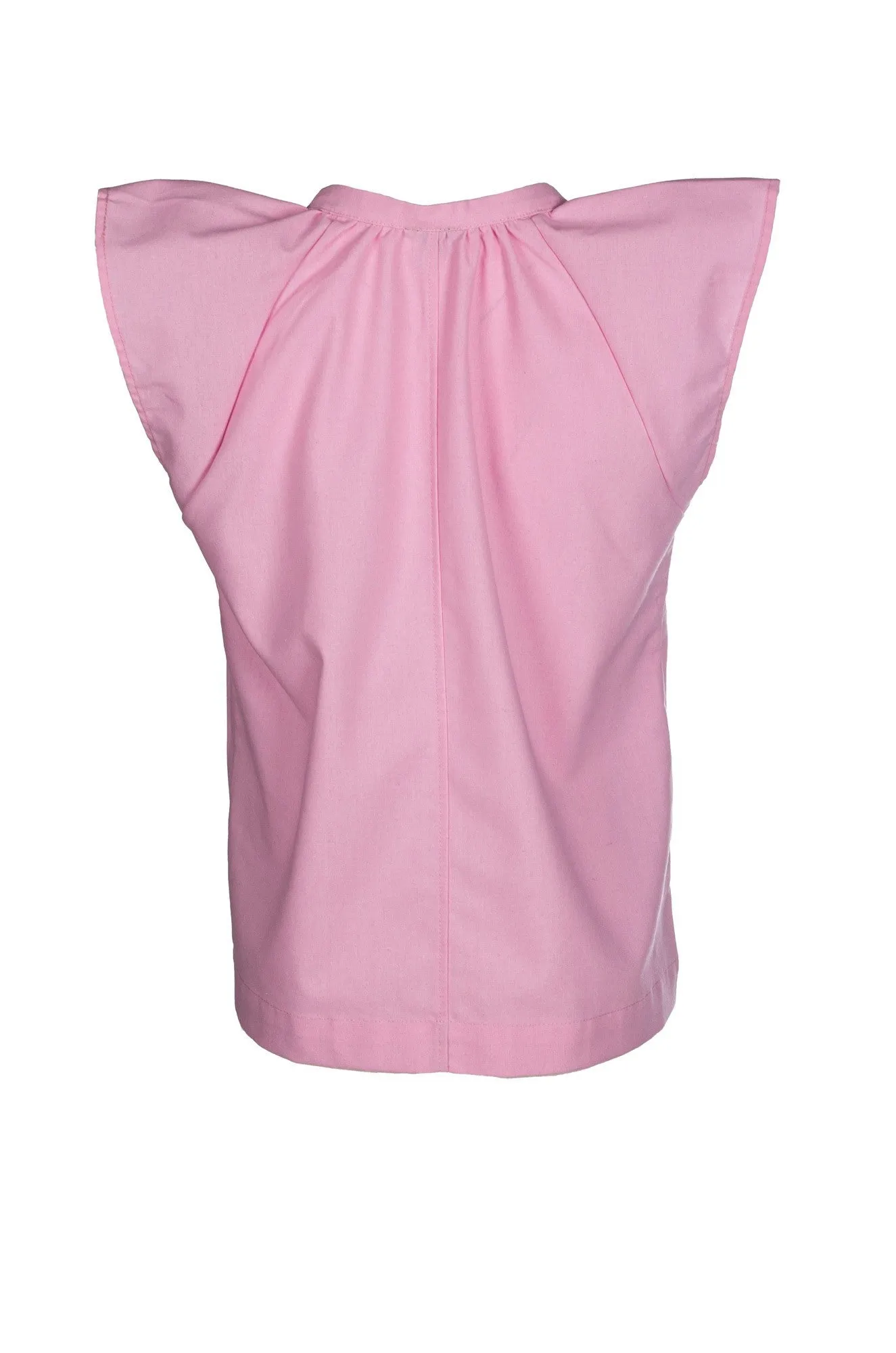 Cotton Linen Blend Top | SOFT PINK | 6774A1 Relaxation Wear QuickReleaseClosure