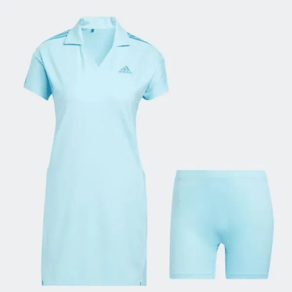 Simple Elegance Adidas 3-Stripes Golf Dress - Blue