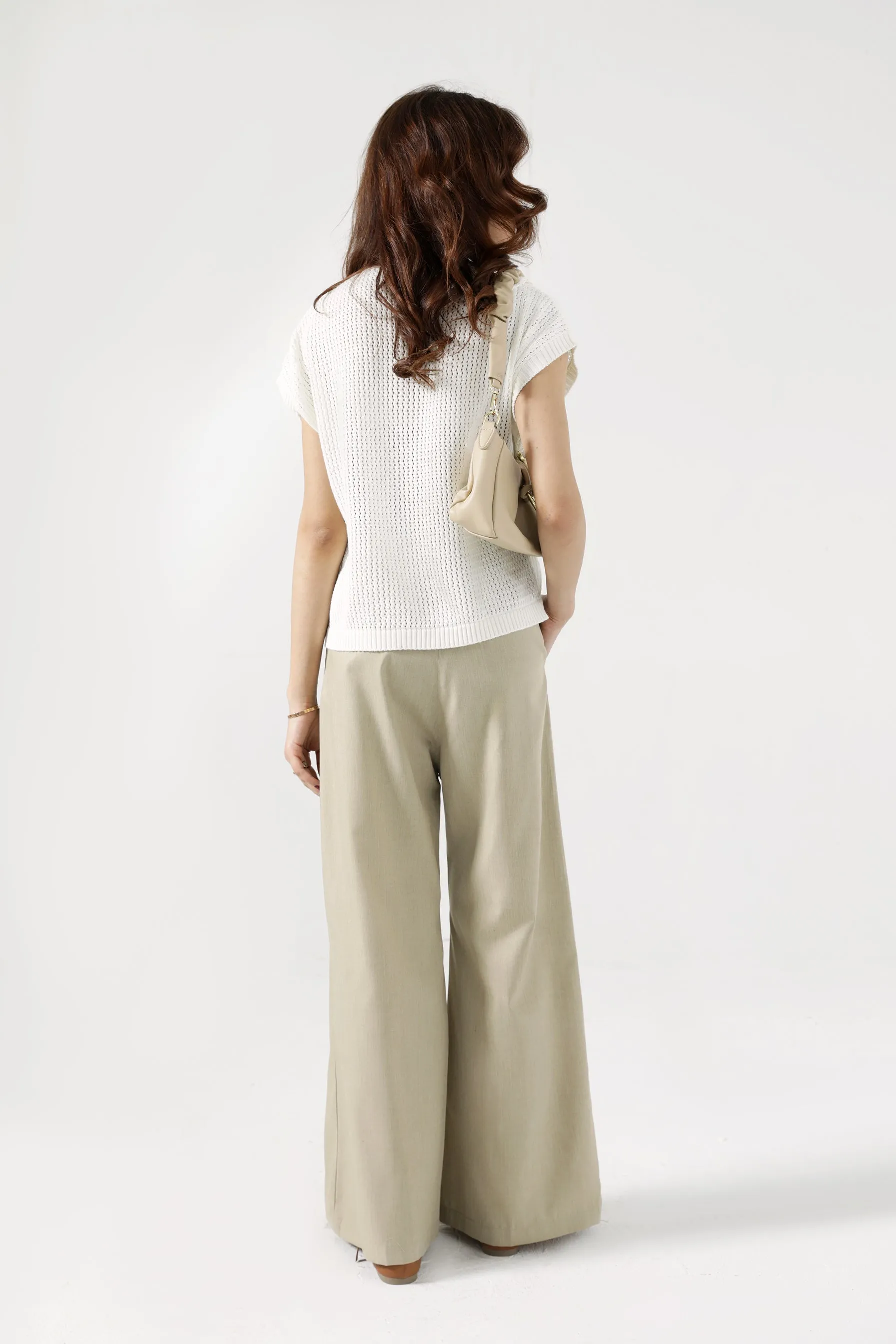 CROCHET KNIT TOP Functional Piece Moisture Wicking Yarn