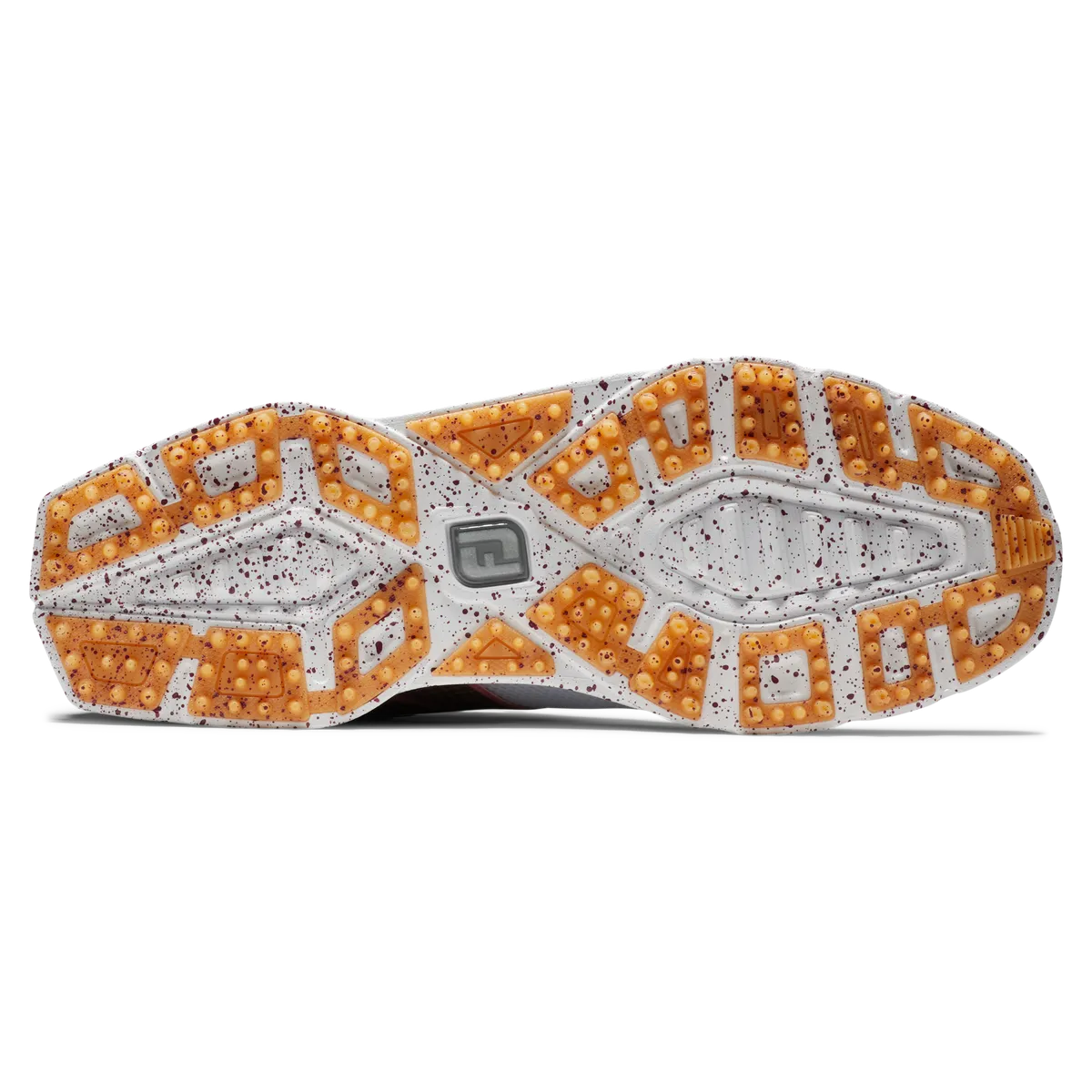 Outdoor Power Lightweight Performance FootJoy Women's ProSL Sport Golf Shoes- White/Burgundy