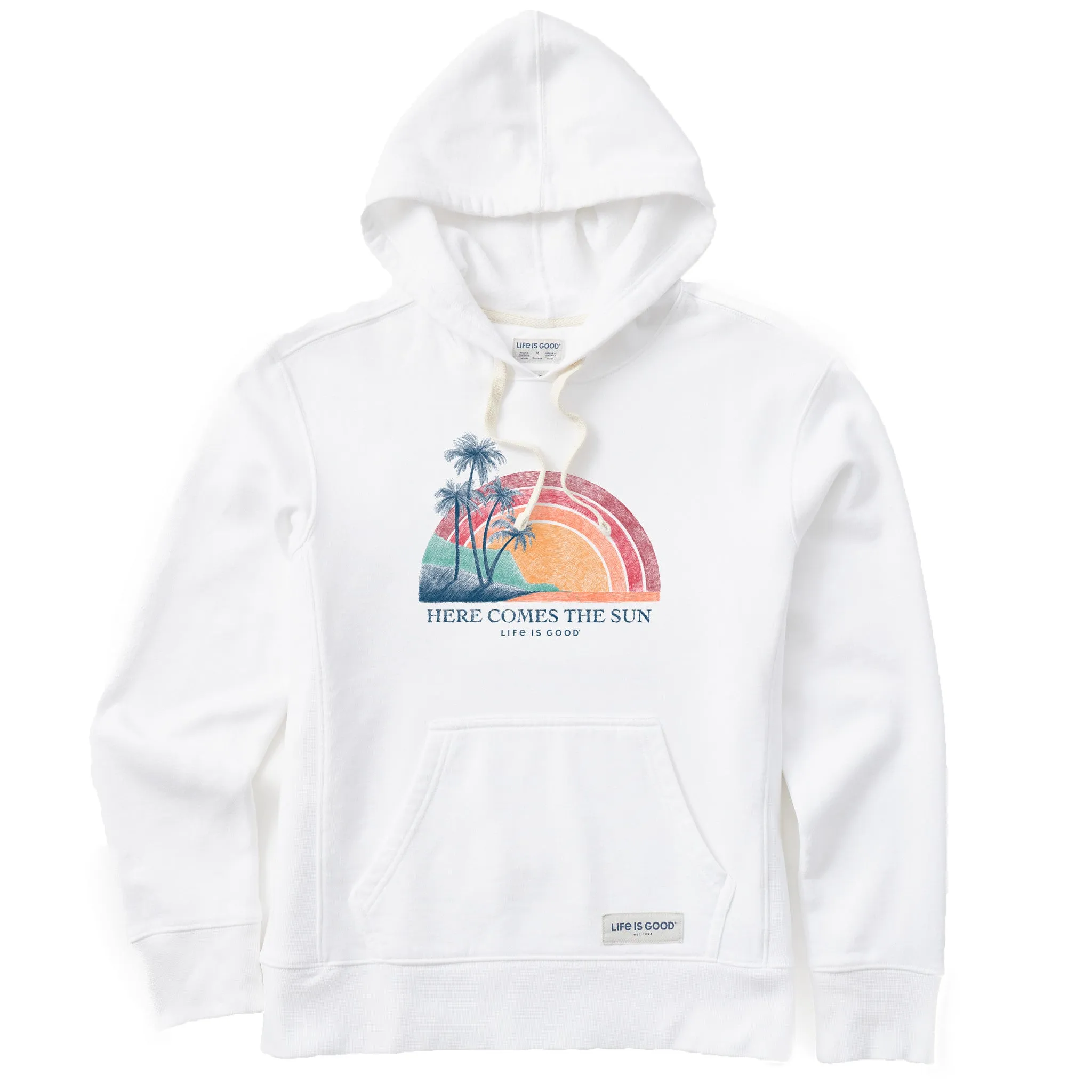 mountain style Women's Here Comes The Sun Rainbow Simply True Fleece Hoodie