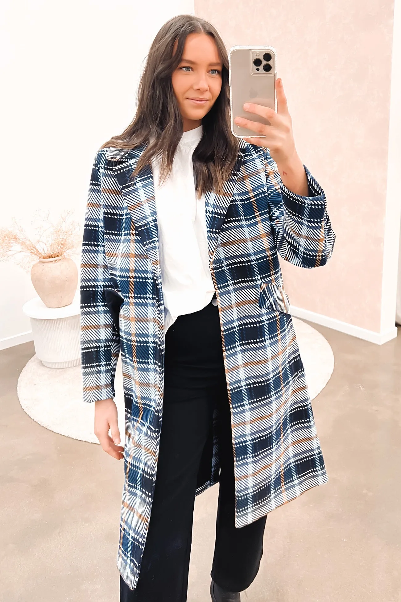 Daisy Coat Blue RecycledPolyester Ergonomic Articulation