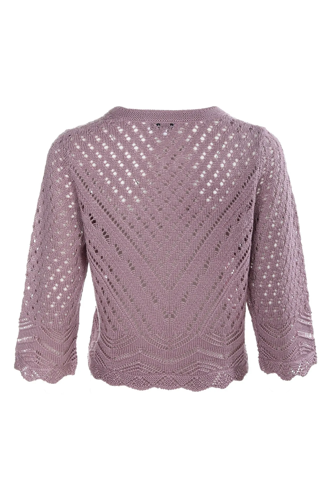 DurableBlend Crochet Knit Cardigan | WISTERIA | 0013C1