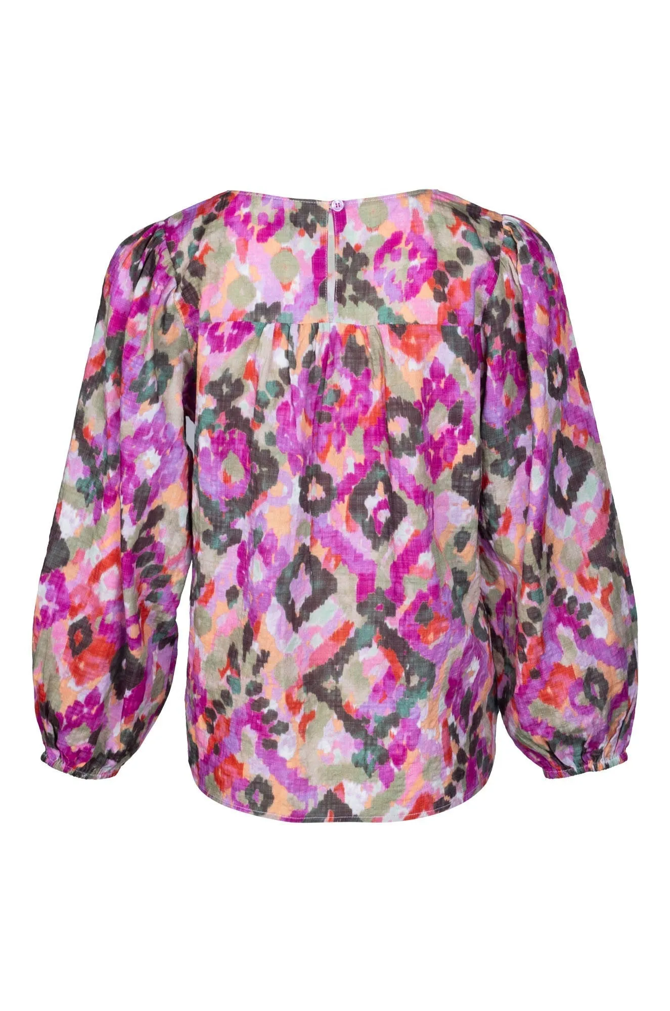 Soft Jacket Top | Pink Olive Diamonds | 6531B1