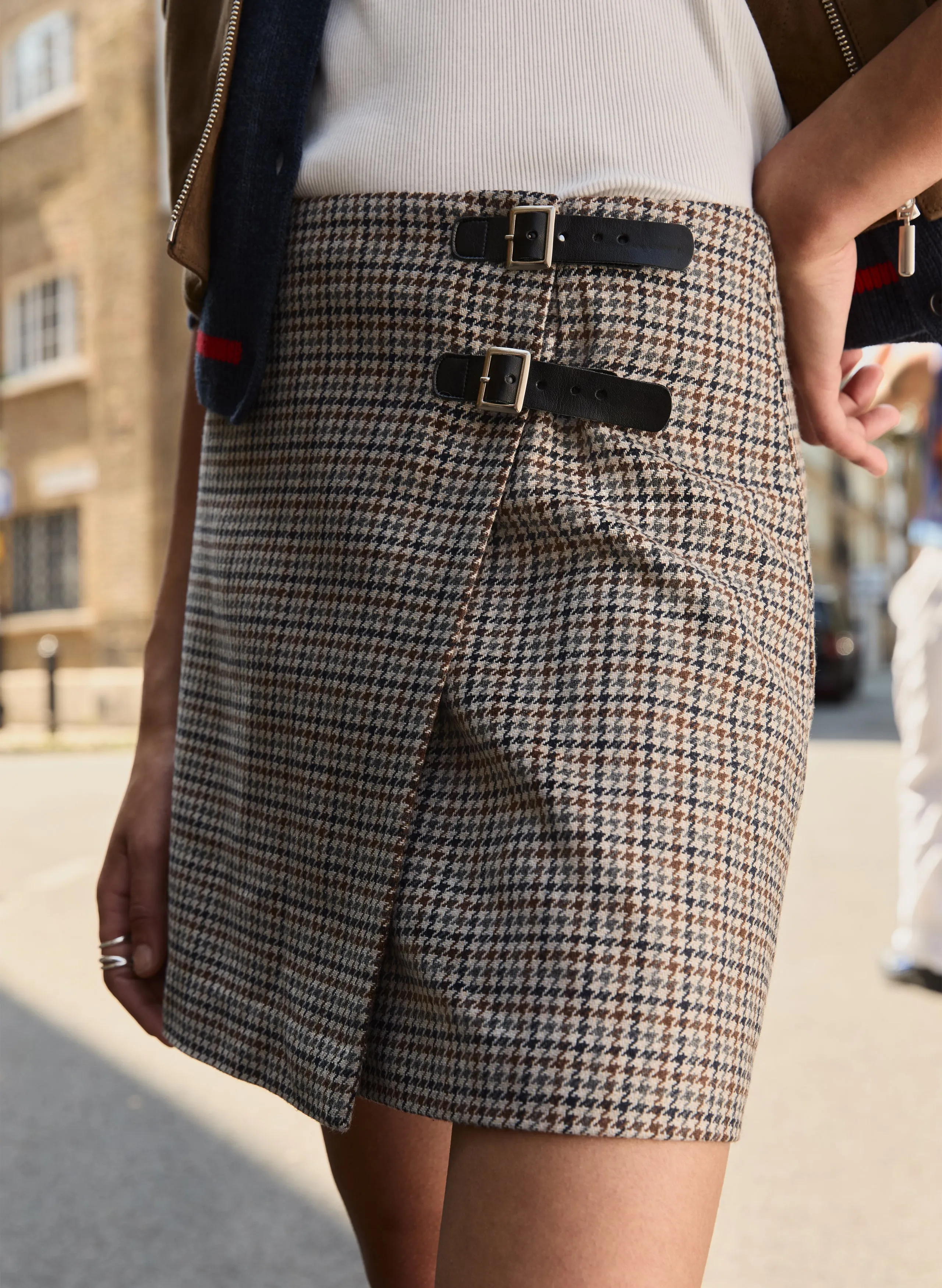 Outfit Moodboard Durable Hem Blaine?Wool Blend Kilt