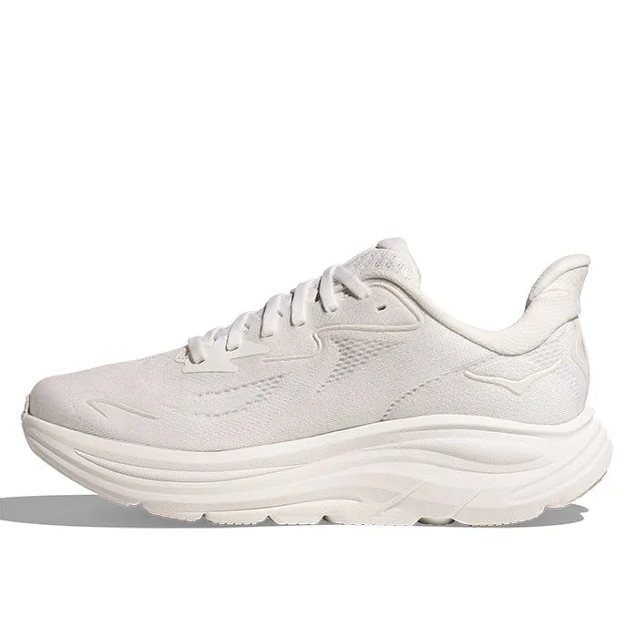 Forest shoe deodorizer Womens Hoka Clifton 10 Wide in White/White