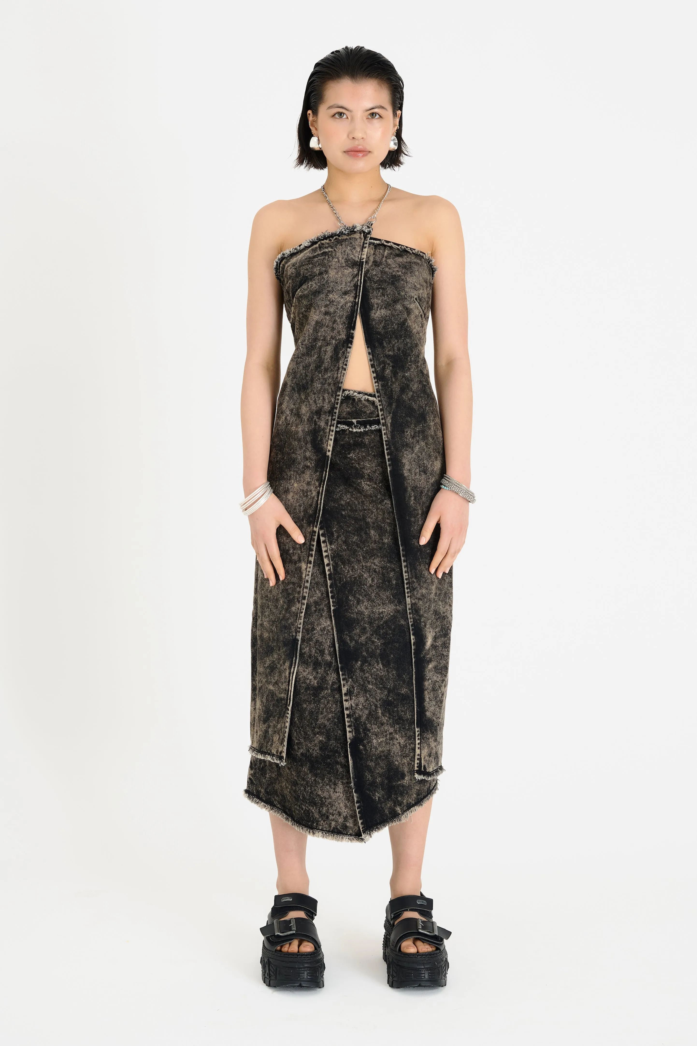 Winter Protection Shine Mood Deity Halter Neck Top