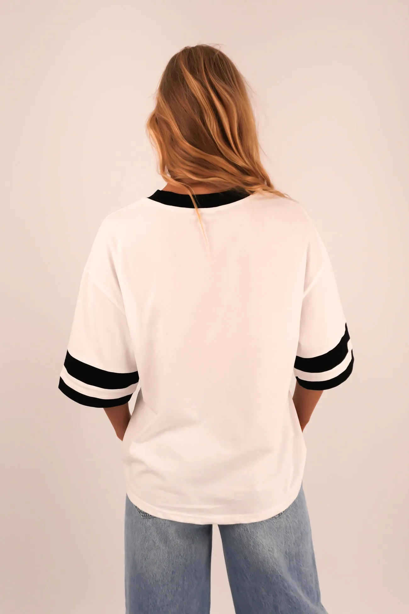 Gym workout Sustainable production Della Tee White Black