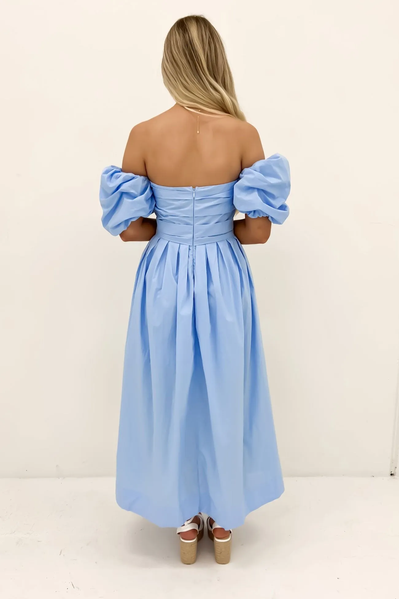 Live Soft Dempsey Midi Dress Blue