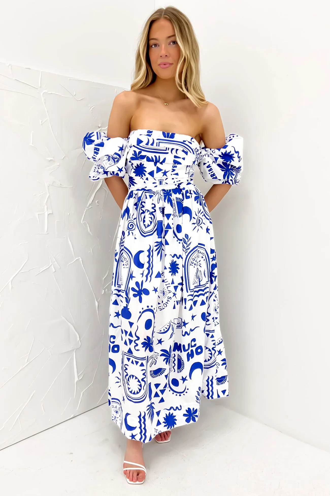 Light and breezy summer dress Dempsey Midi Dress Blue Paradise