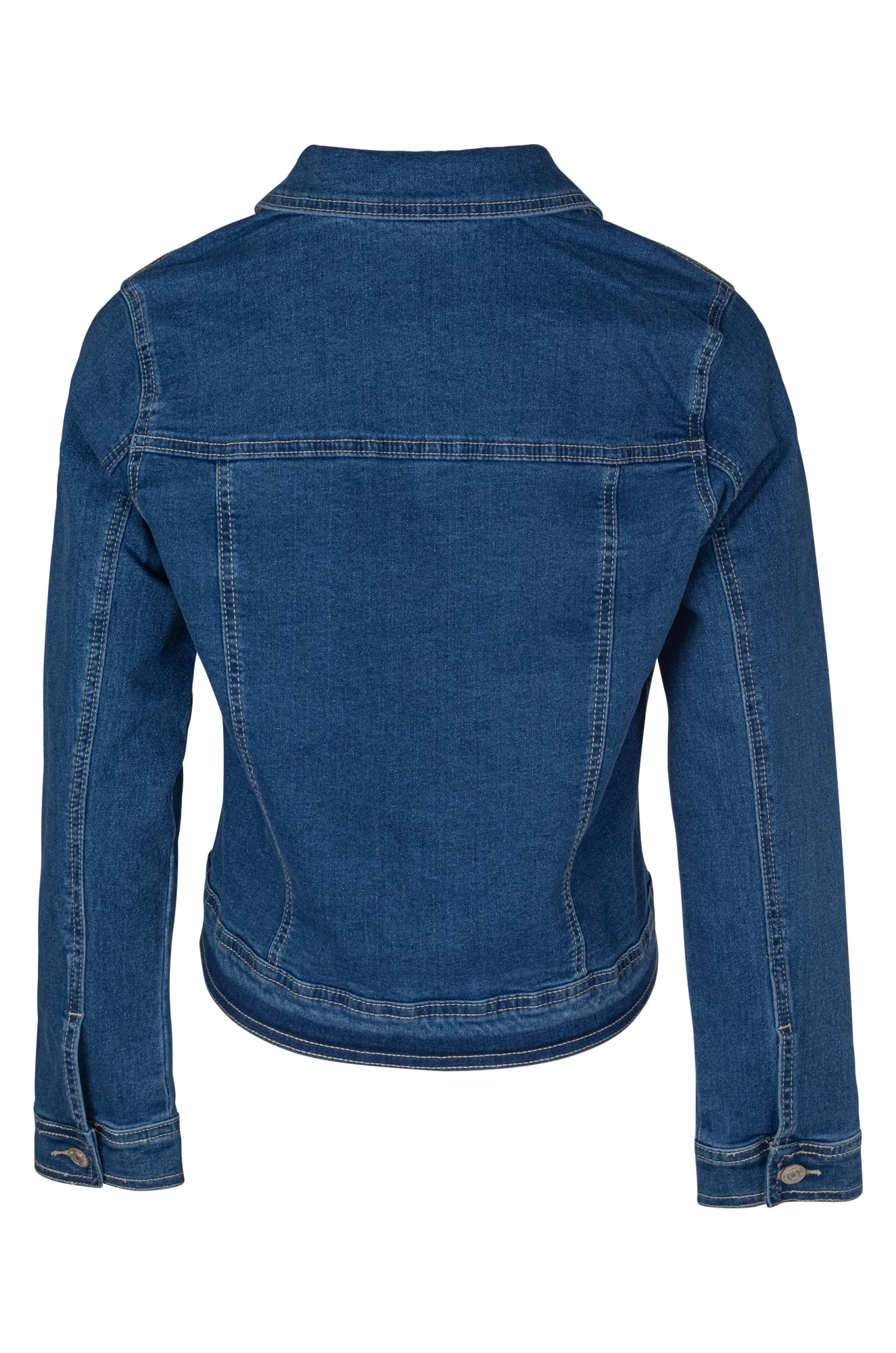 Denim Jacket | MID INDIGO | 6622A1 Roll up sleeves Rainy Day Option