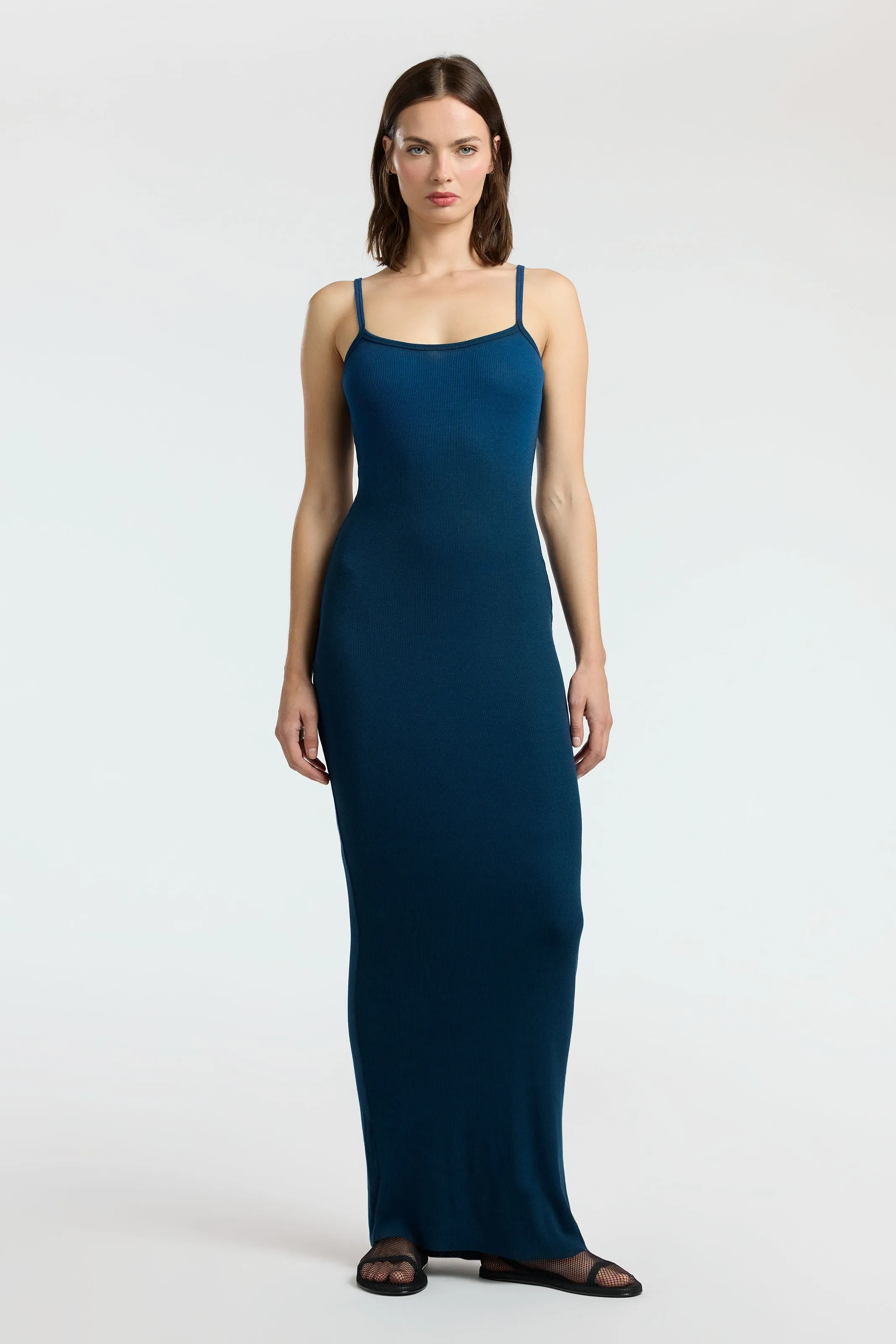 Bless Glow Easy Vibe Verona Spaghetti Maxi Dress