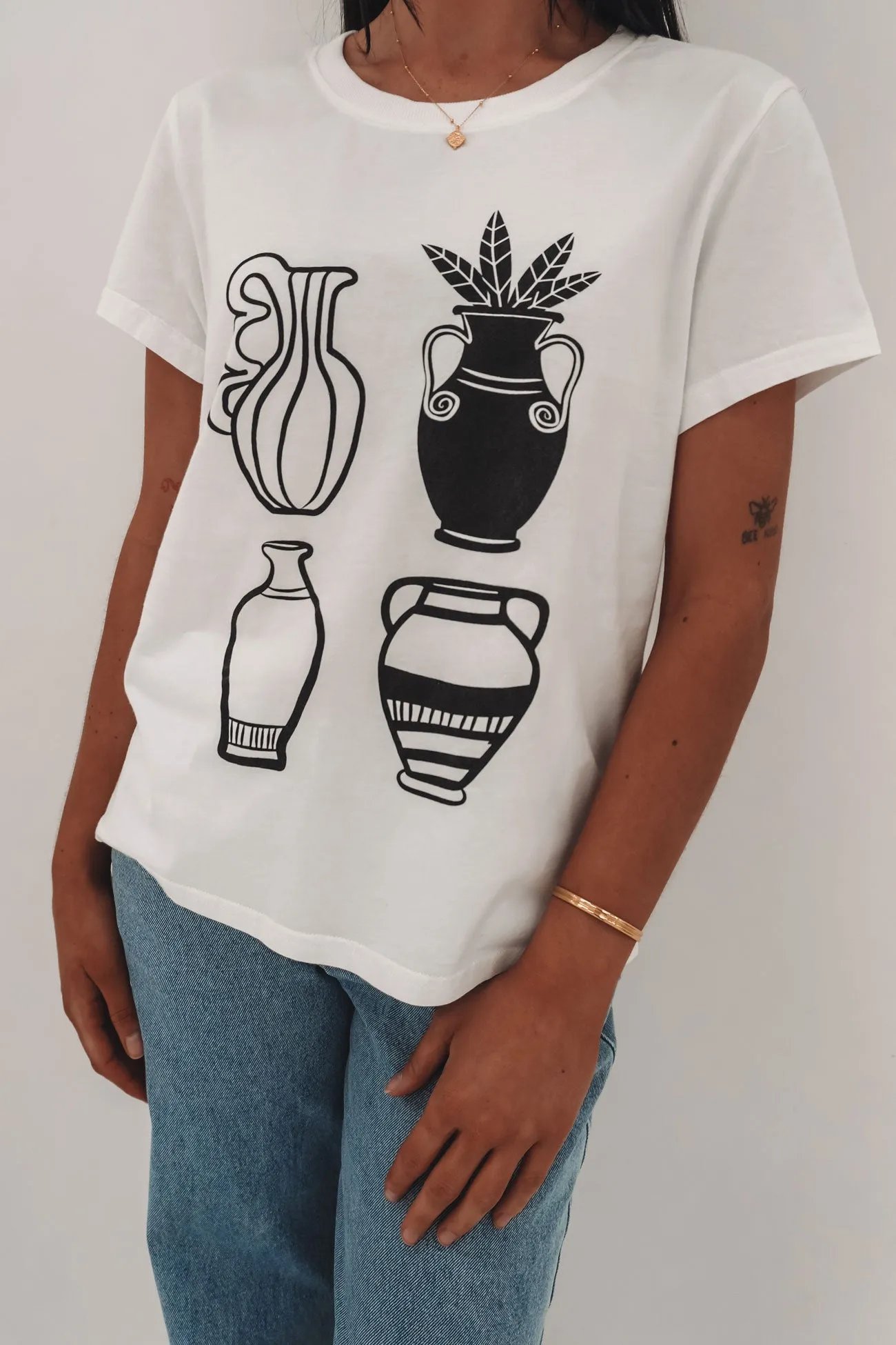 Domani Tee White Fashion-Ready