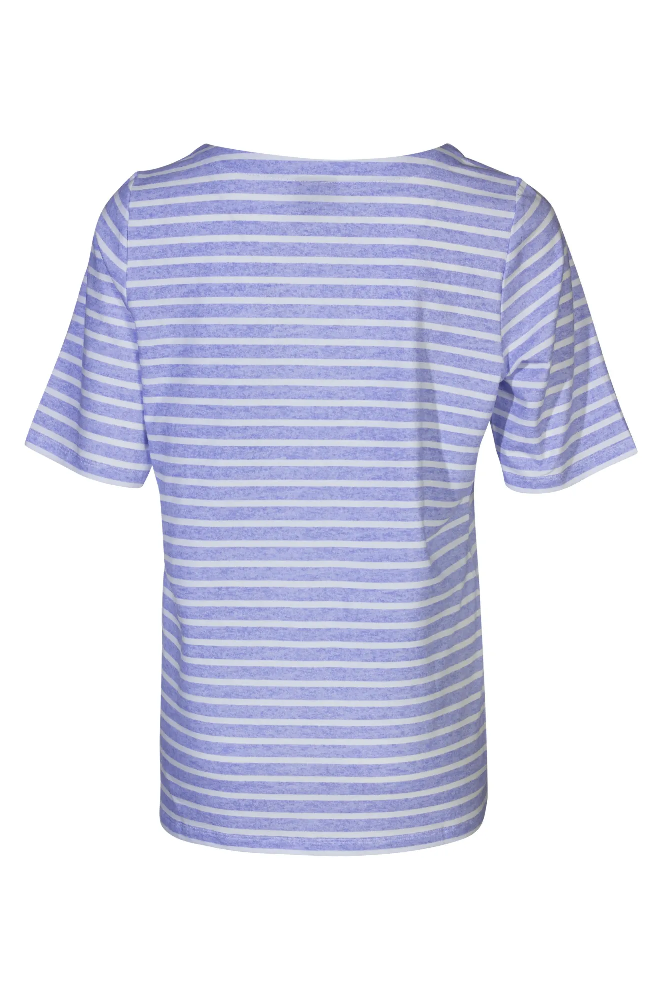 yoga mode Boat neck Top | Lilac ZigZag | 6141A1