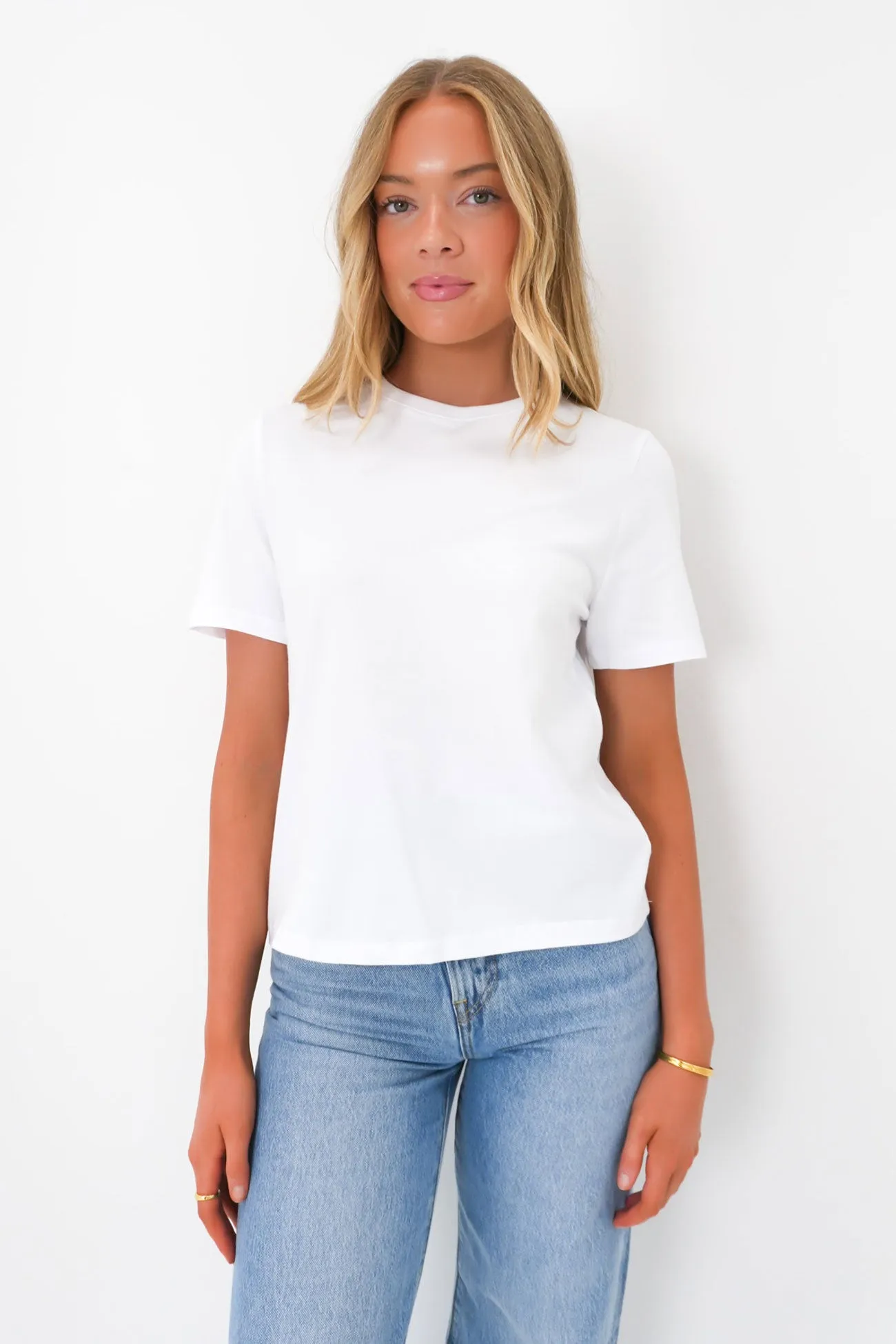 Go To Tee White Classic Comfort Cozy Fit