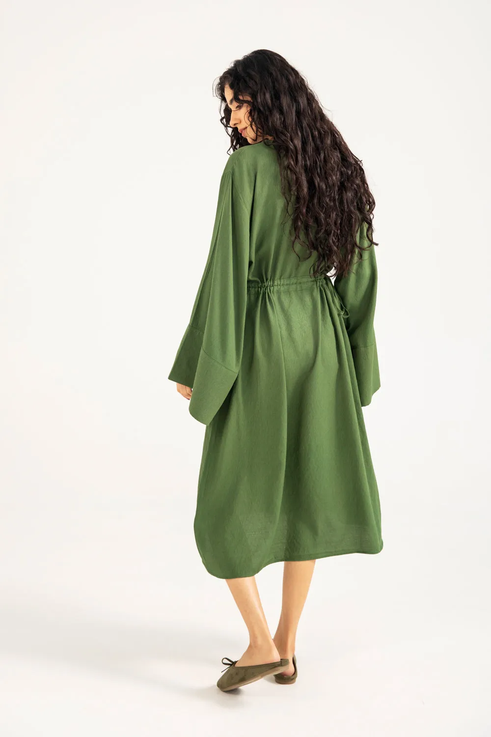 DRESS WITH WAIST DETAIL Empire Waist