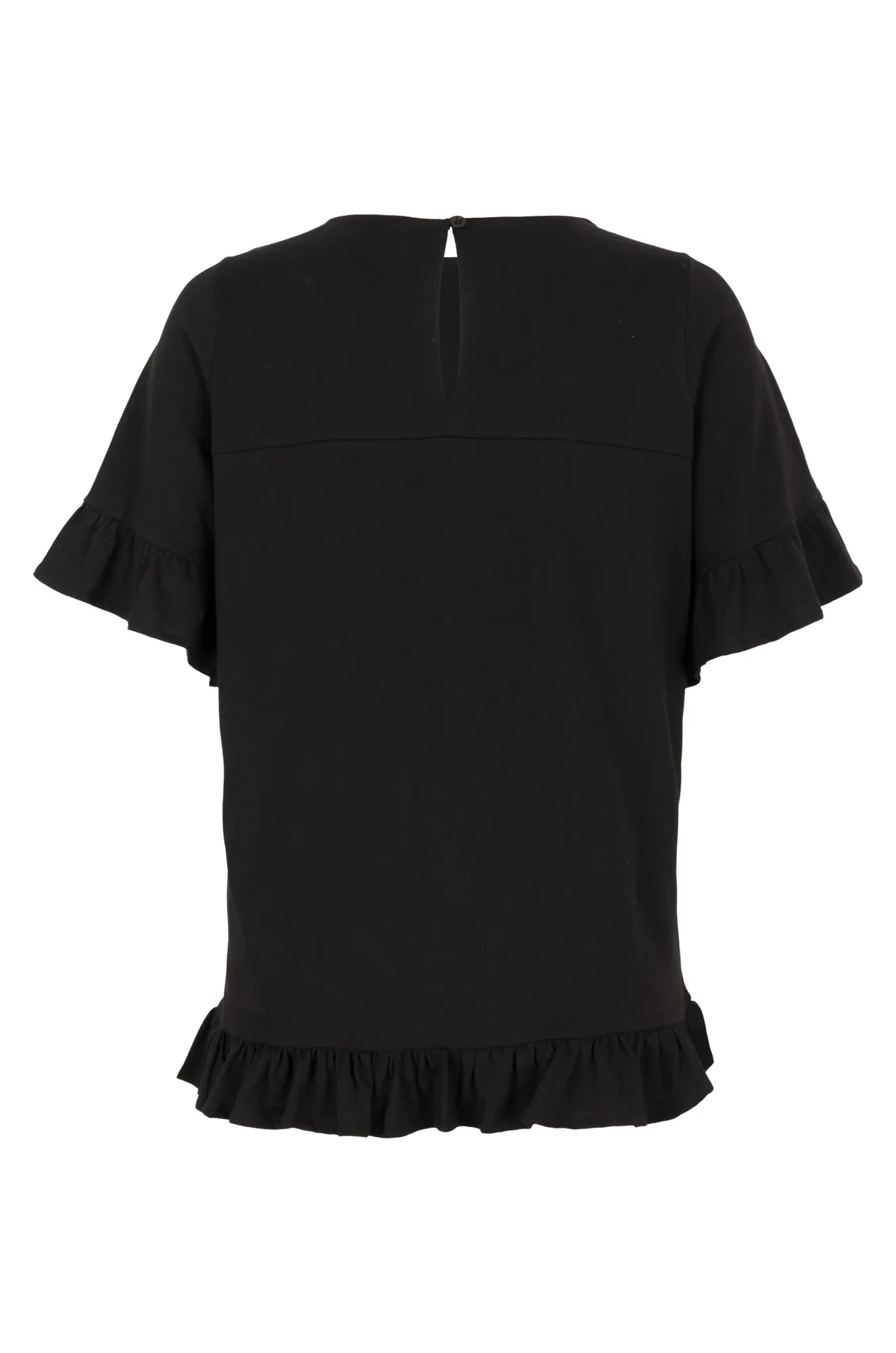 Earth Fit 100% Cotton Top | Black | 6007A1