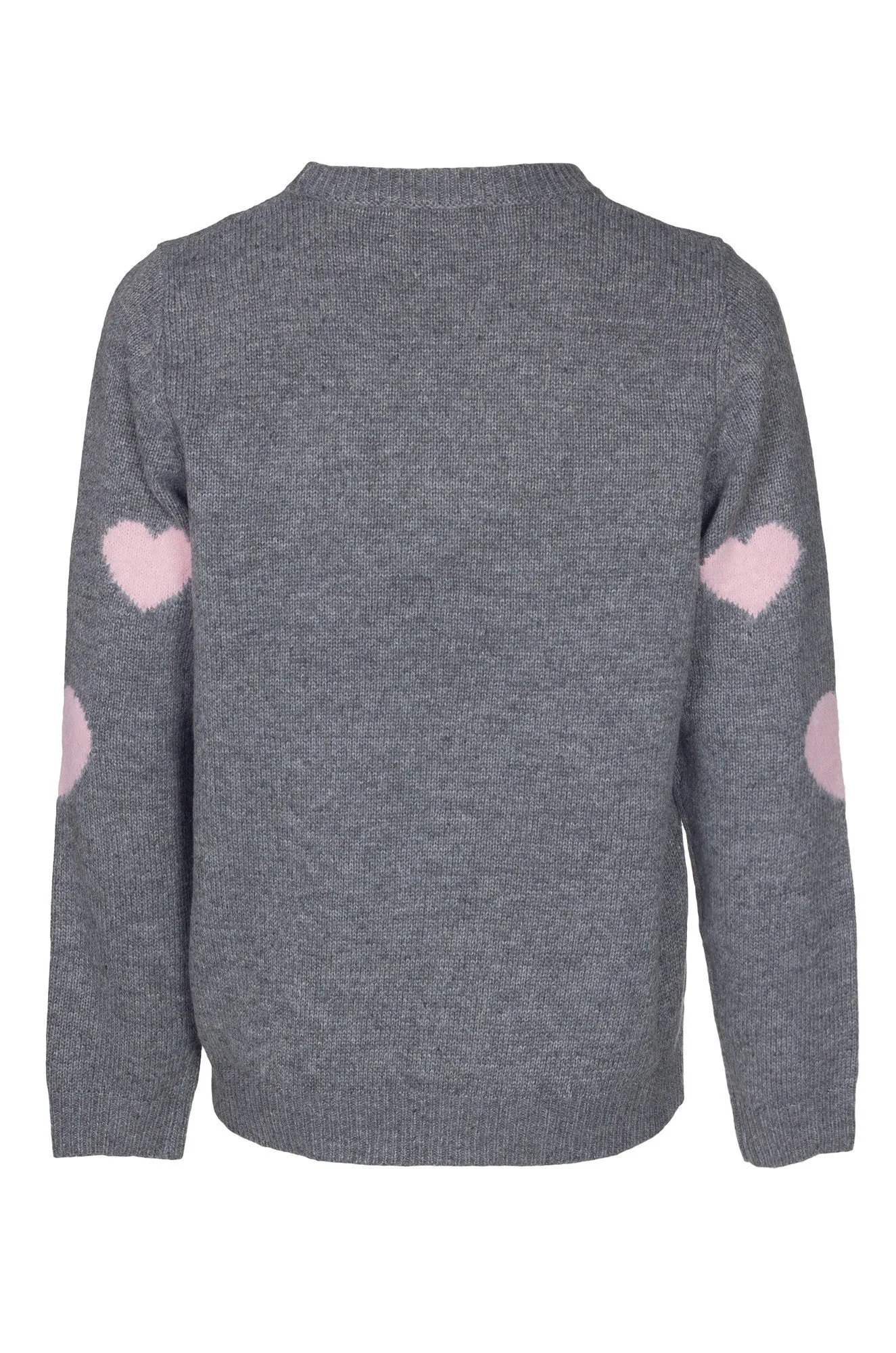 Jersey - Knitwear | Charc Marl/Pink Hearts | 0018B1 KnitCuff Reinforcements Daily Comfort
