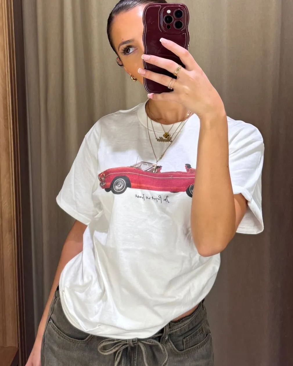 drop top classic tee Hygroscopic Fiber