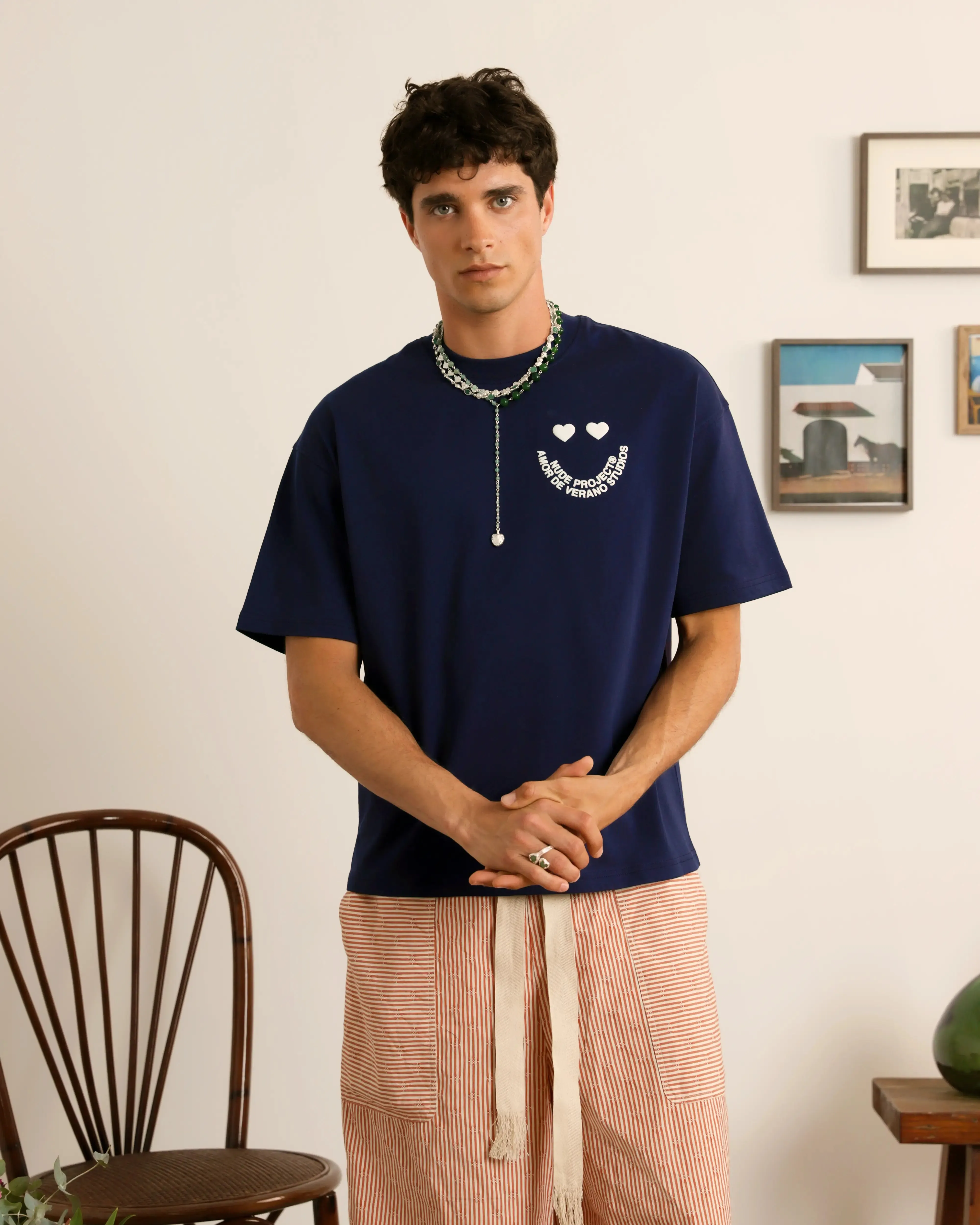 Happy Tee Navy Silent Mood Storm Core