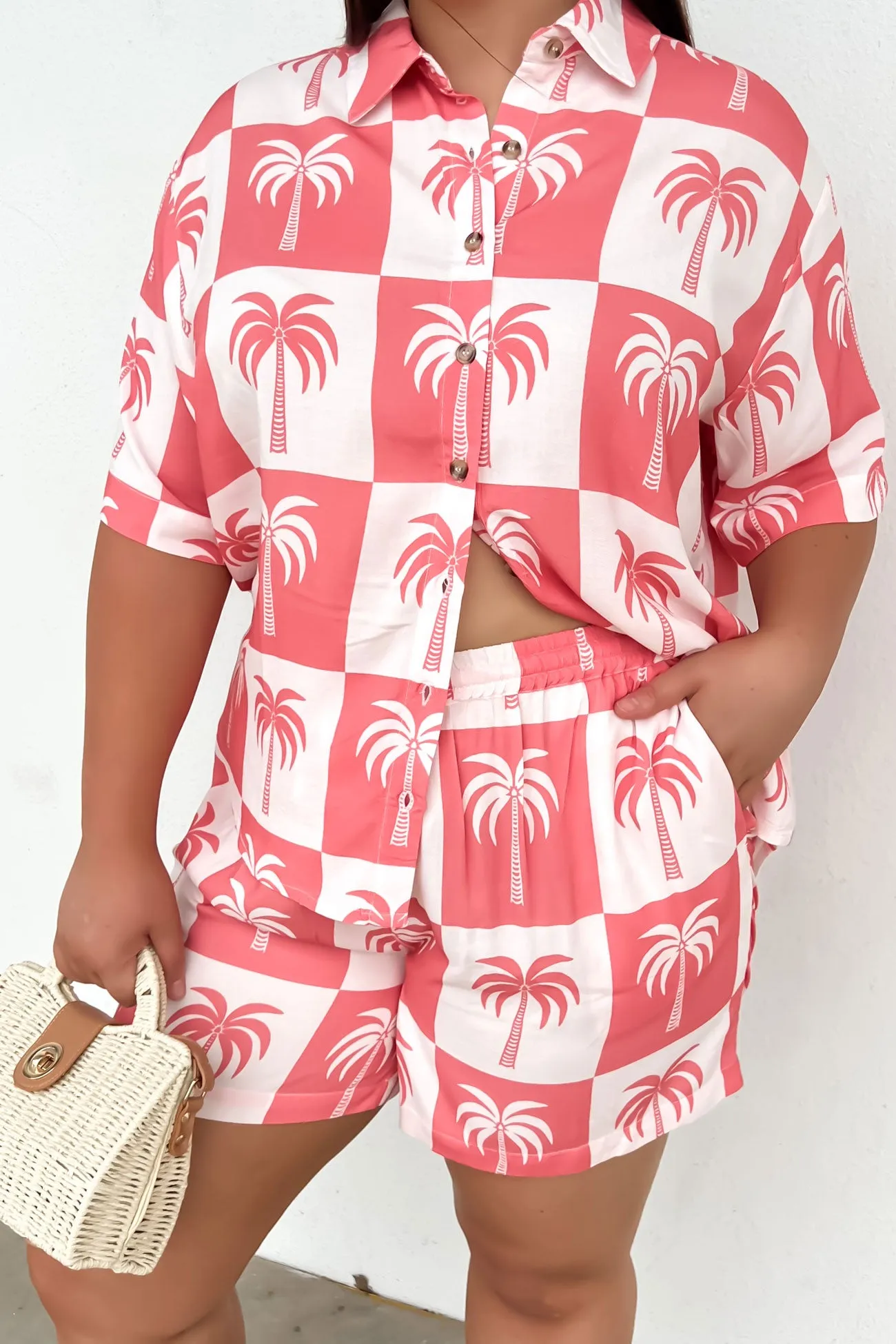 Premium Material Easton Shirt Melon Palm