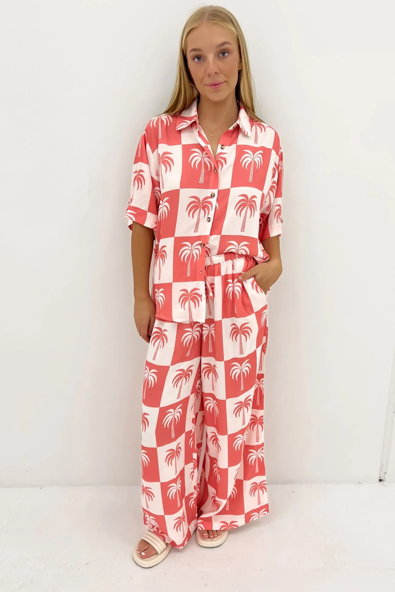 Comfort Wear Fit Quick Dry Fit Easton Shirt Melon Palm