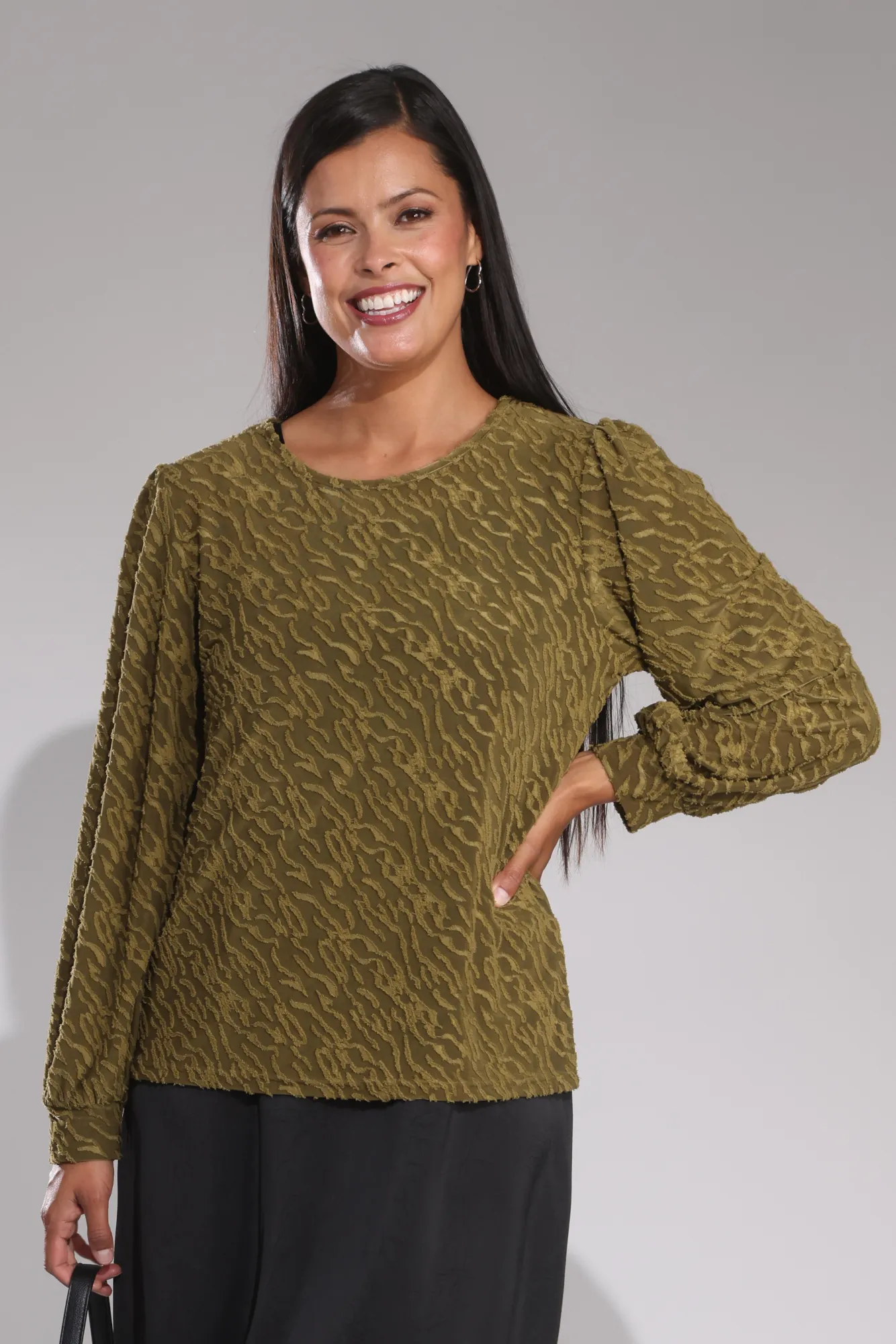 Top | OLIVE | 0031B1 AntibacterialMaterial Pure Cotton