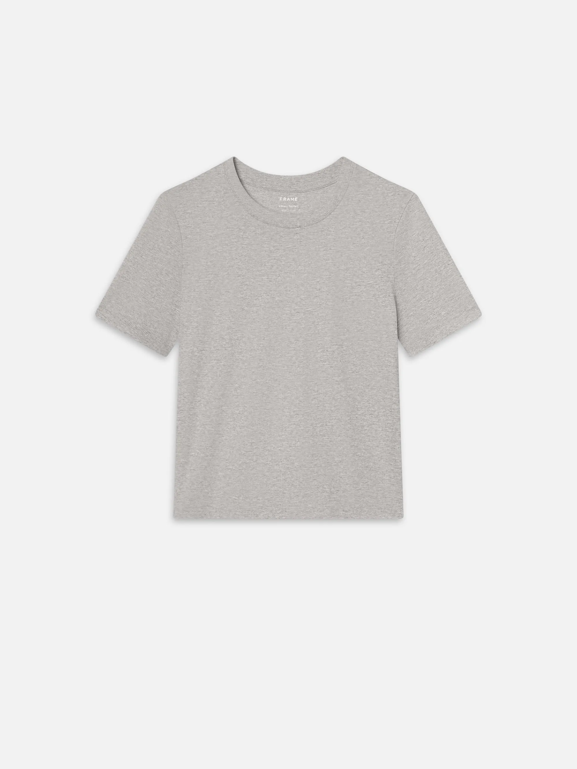 Light Style Easy Care Fabric The Baby Tee -- Heather Grey