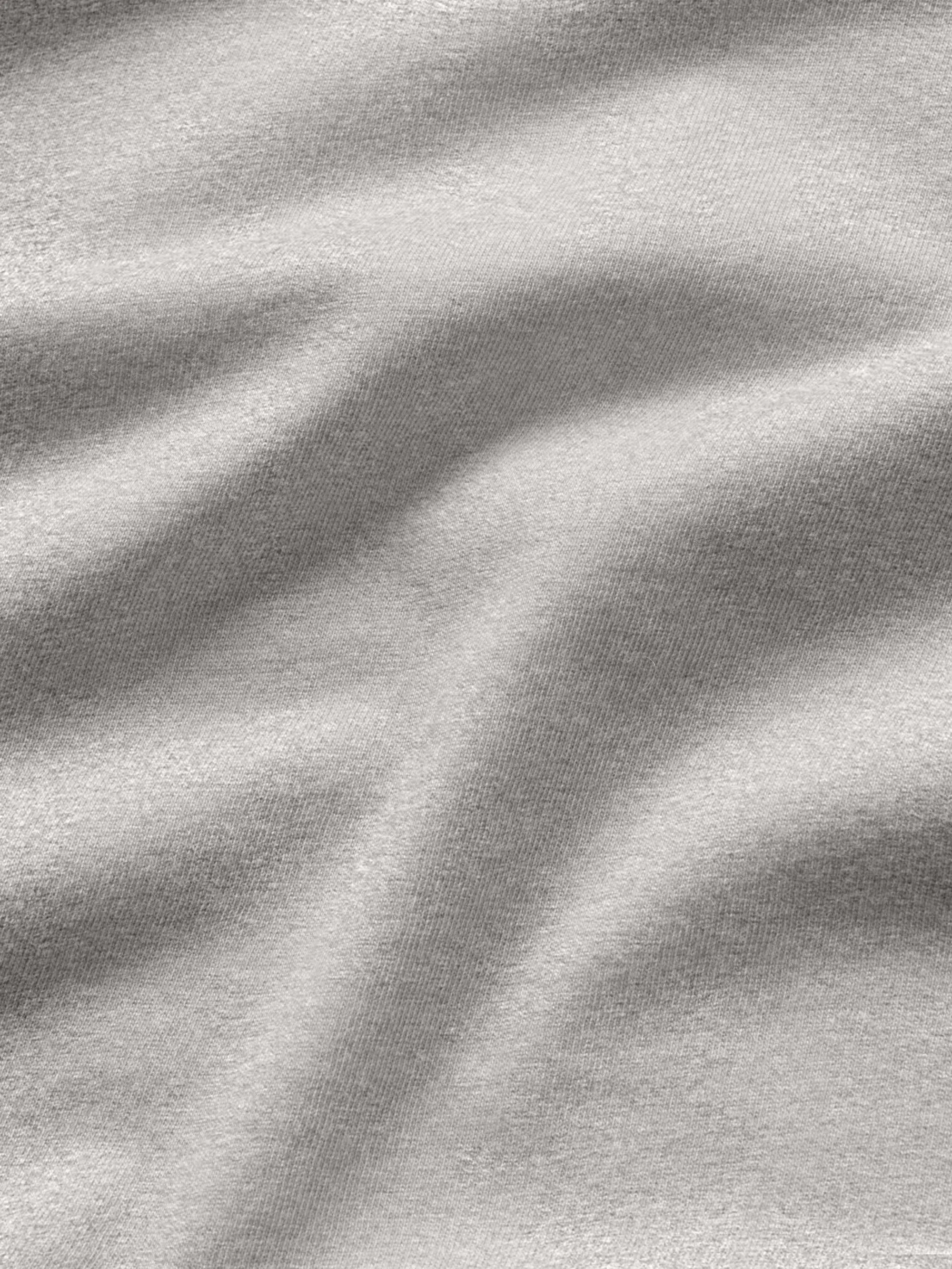 The Baby Tee -- Heather Grey High Density Cotton Non Irritating Tags