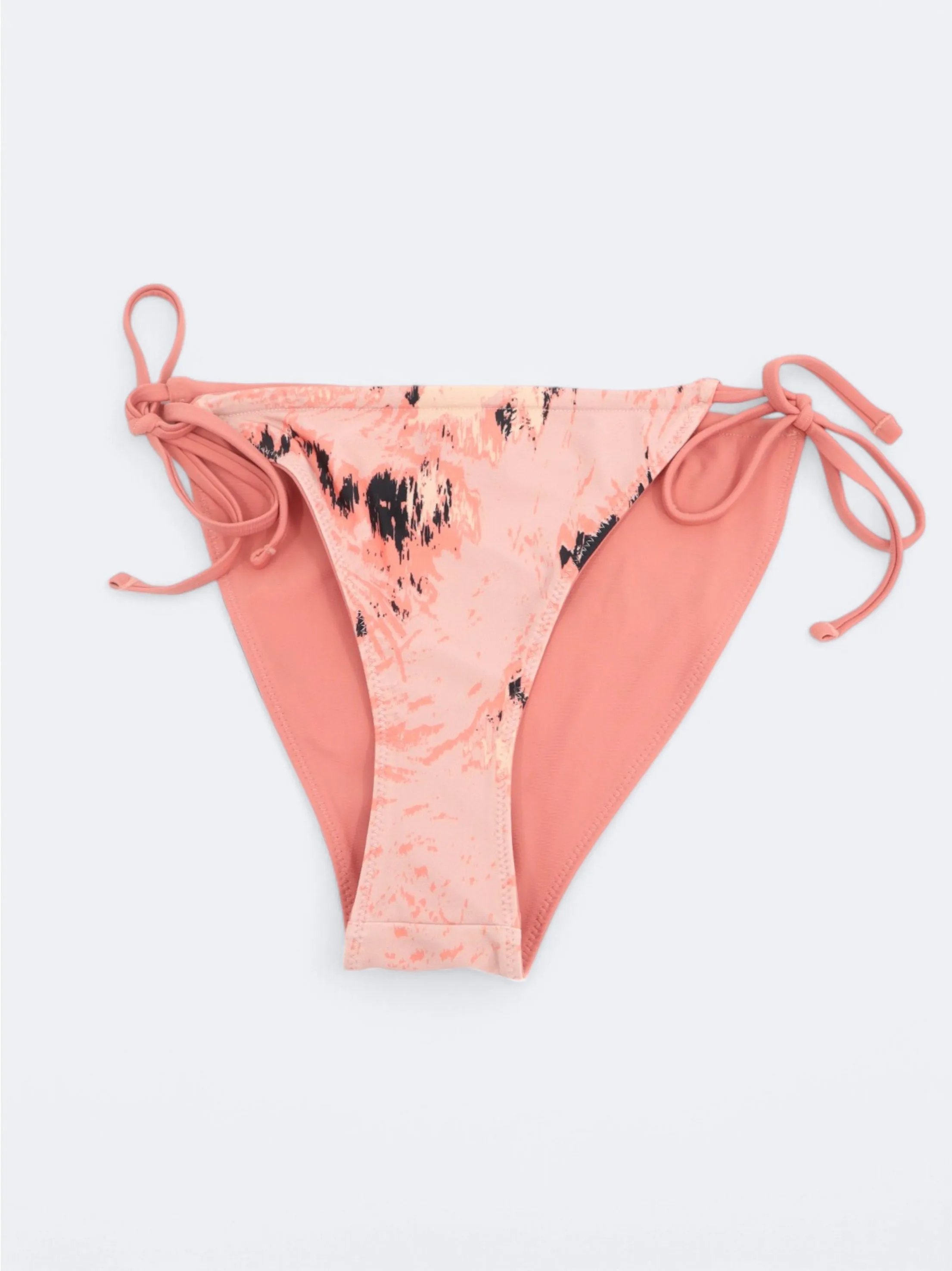 Snow Core Women's Side-Tie Printed Swim Bottom,Nude