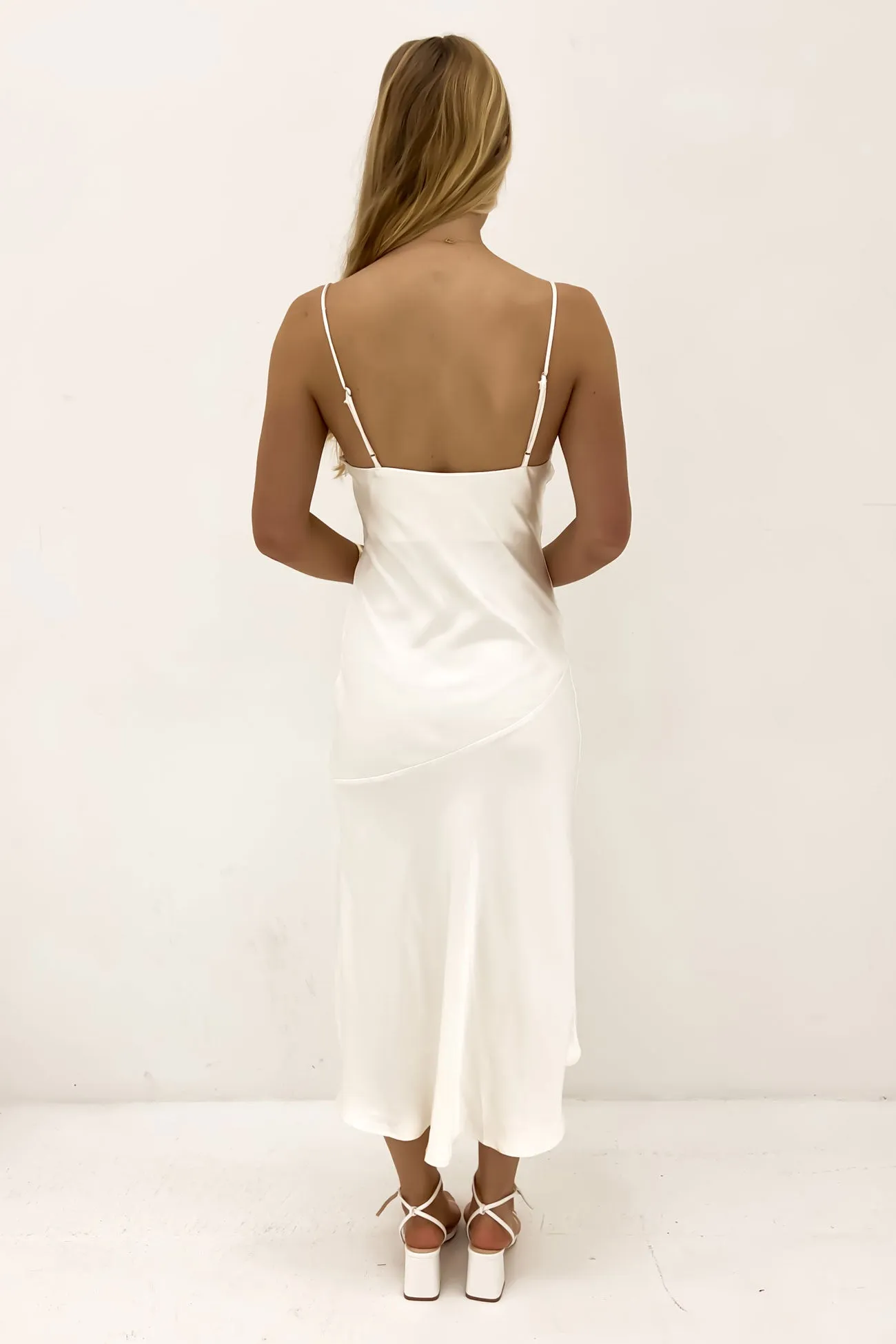 Perfect Style Wear Edie Midi Dress Oyster