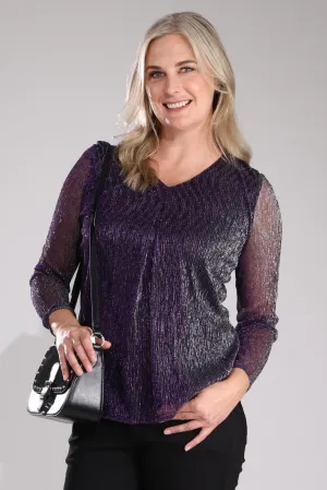 Top | Purple Black | 8241B1 MoistureWicking