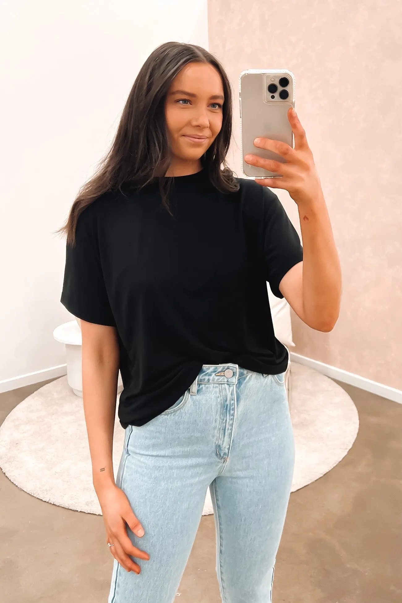 Harper Tee Black Active Design Wear