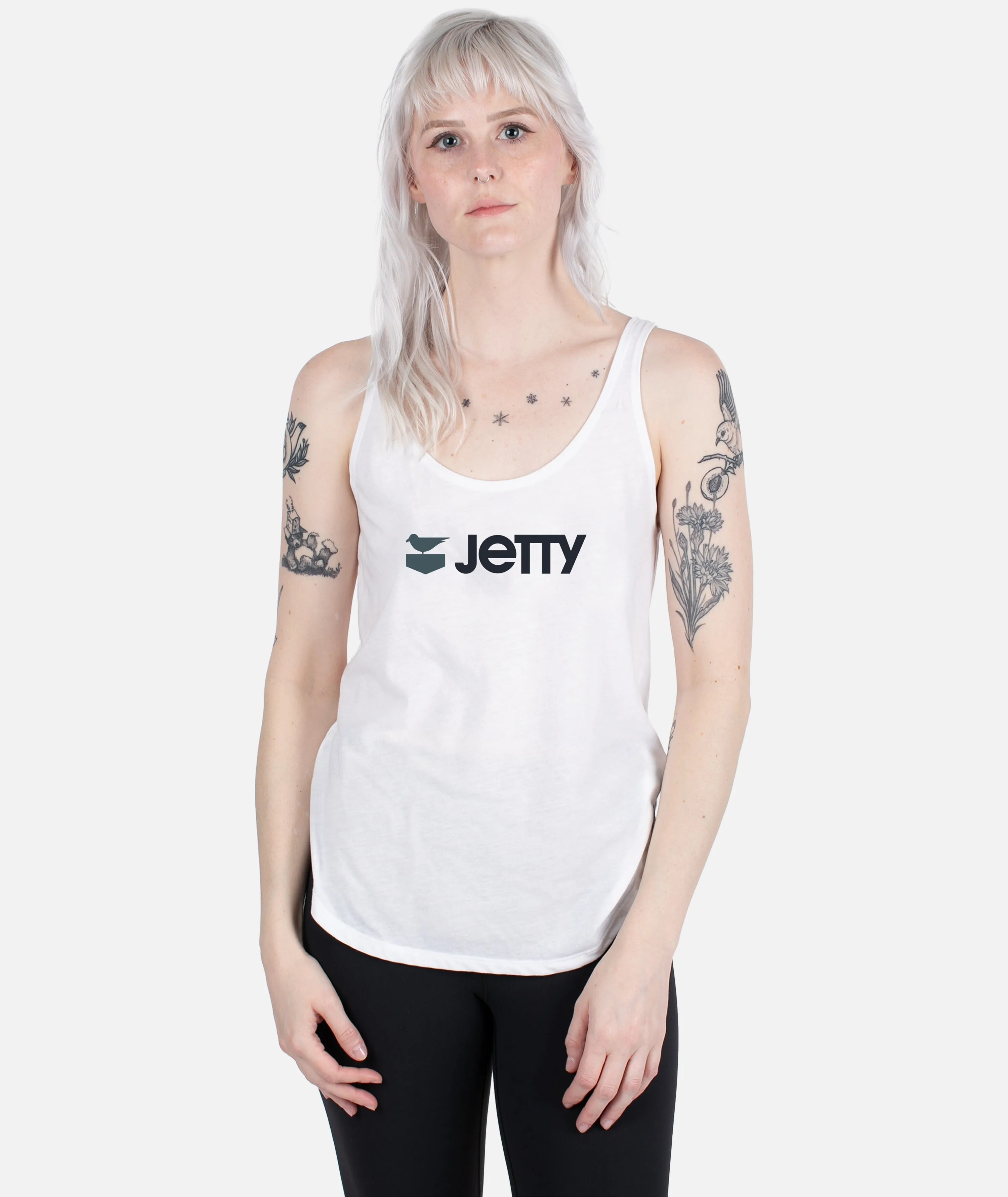 Otis Logotype Tank - White Effortless Fashion