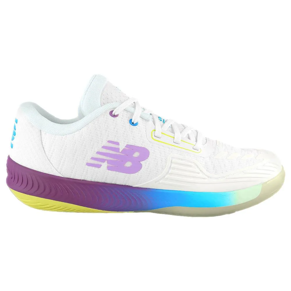 New Balance Women's FuelCell 996v5 - White/Fade Purple Pressure Distribution Modern Design