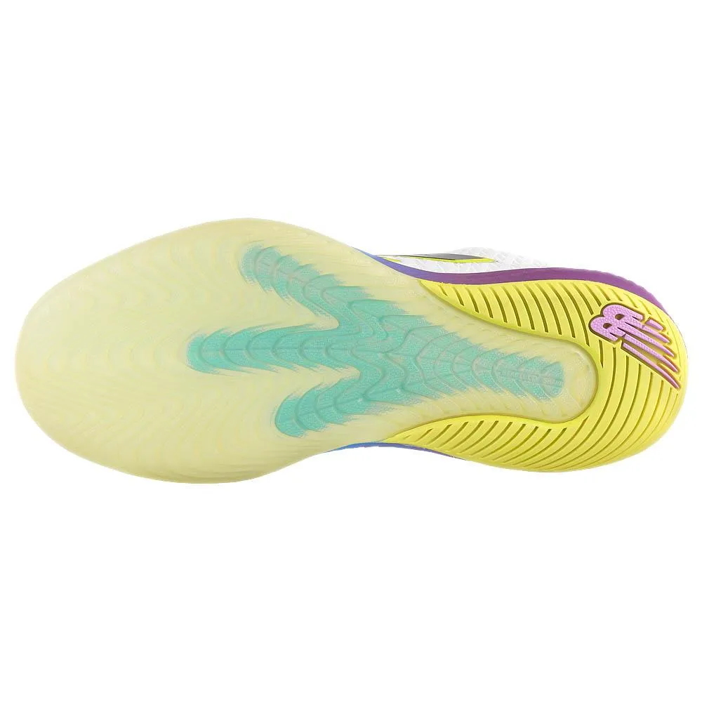 New Balance Women's FuelCell 996v5 - White/Fade Purple Blown Rubber Sole Anti Torsion Plate