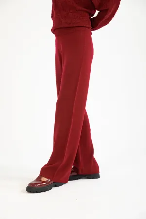 SWEATER KNITTED TROUSER Stretchy Material