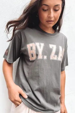 Kendall Collegiate Tee Charcoal Breathable Design