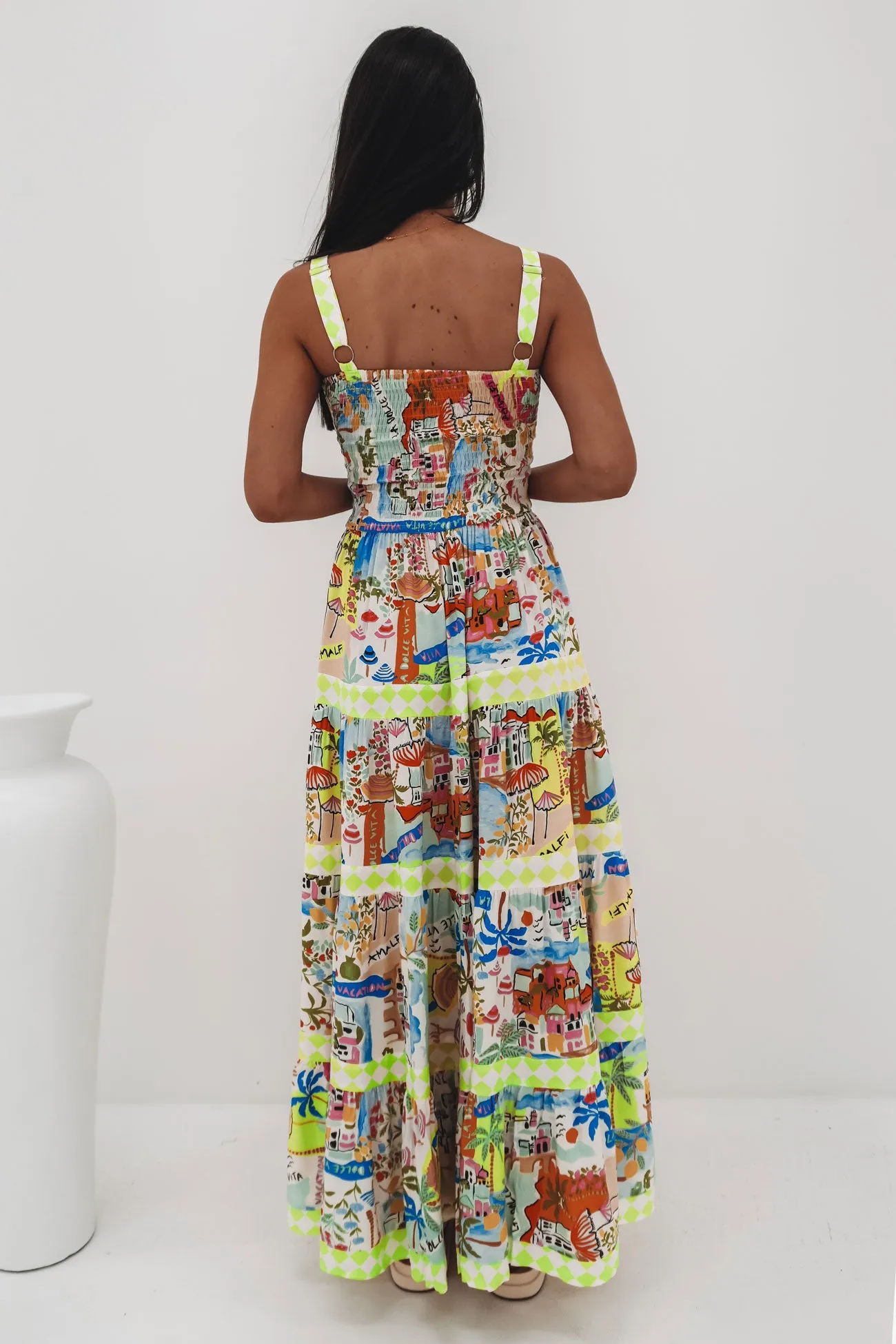 Sylas Midi Dress La Dolce Vita Relaxed day dress